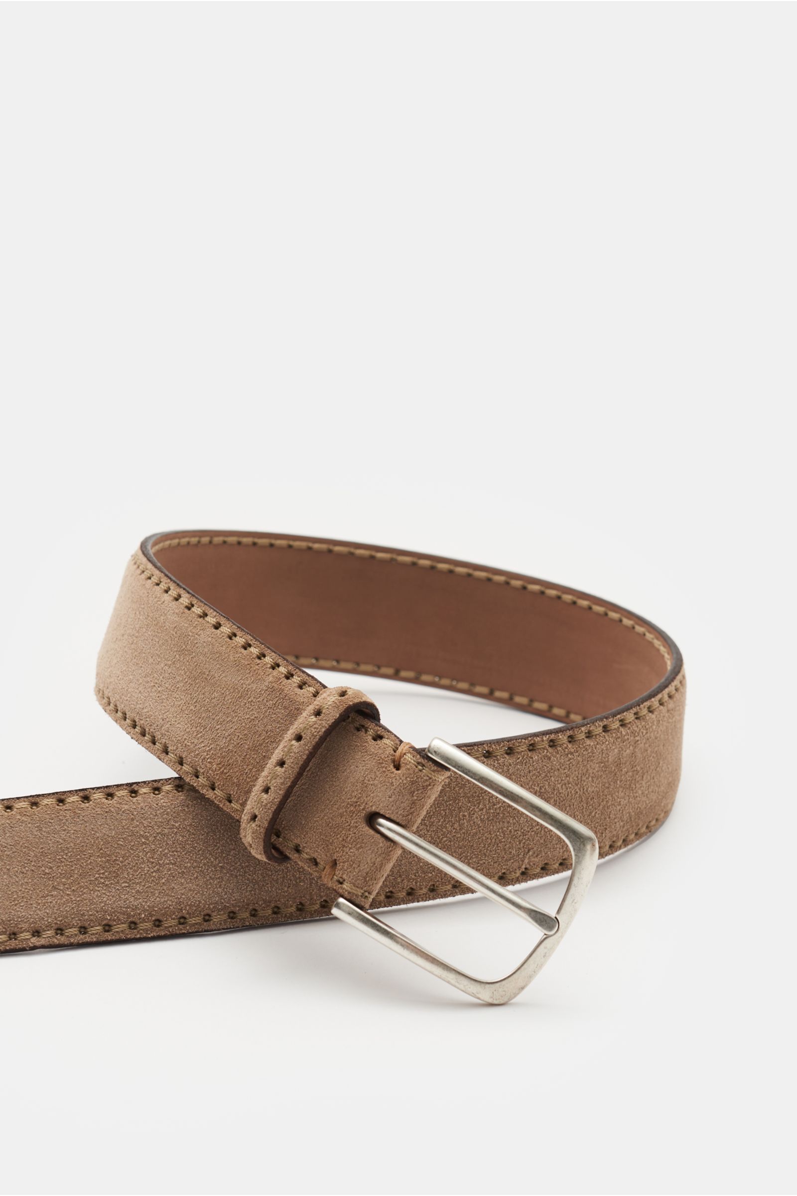 Fausto Colato Gürtel Antilopenleder beige