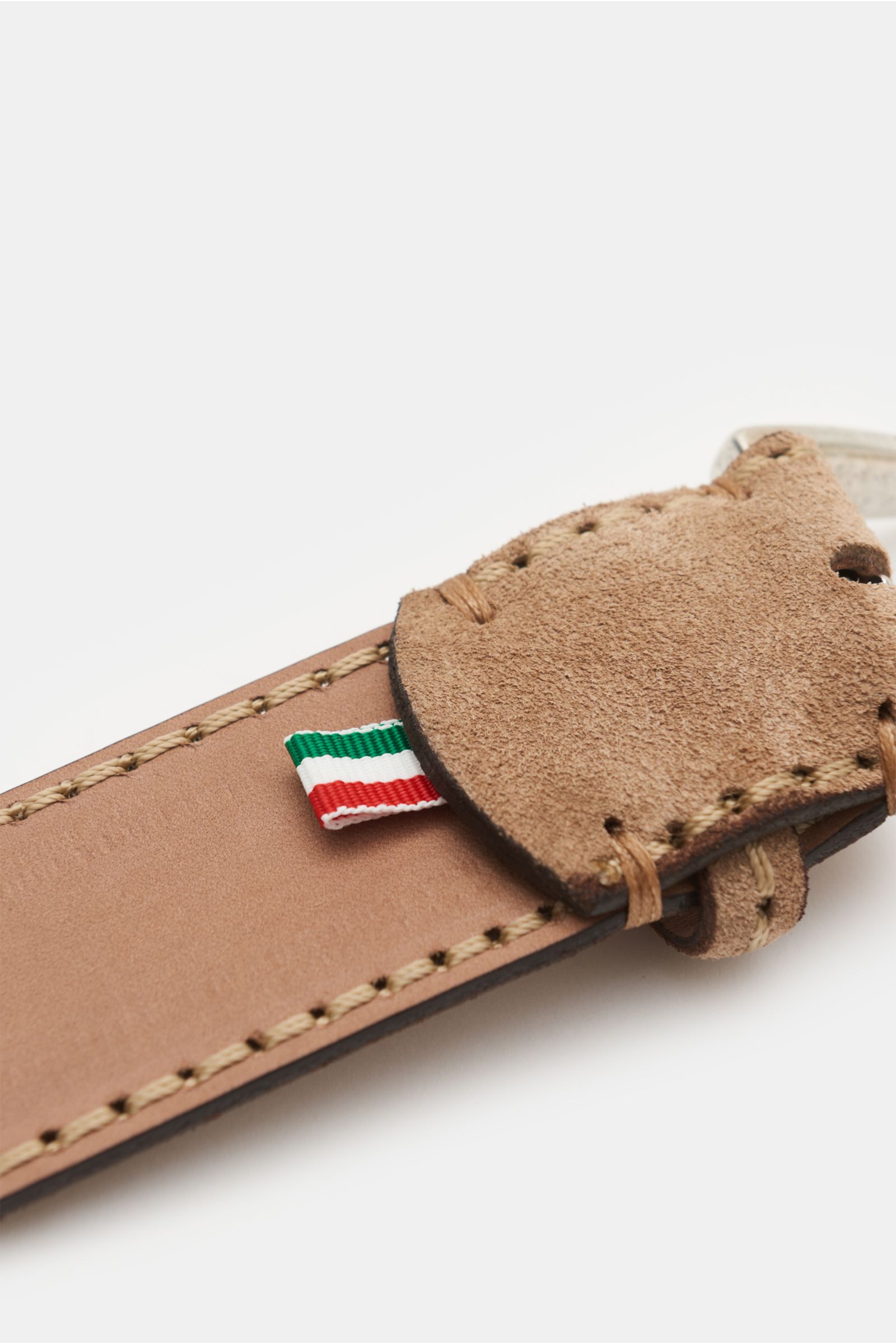 Fausto Colato Gürtel Antilopenleder beige