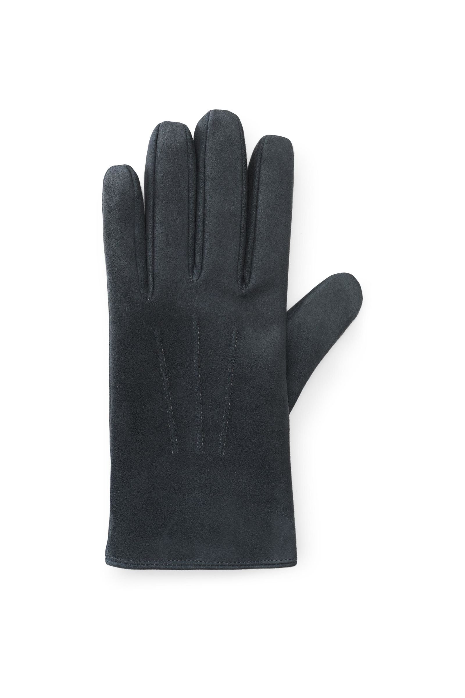 Gloves suede anthracite