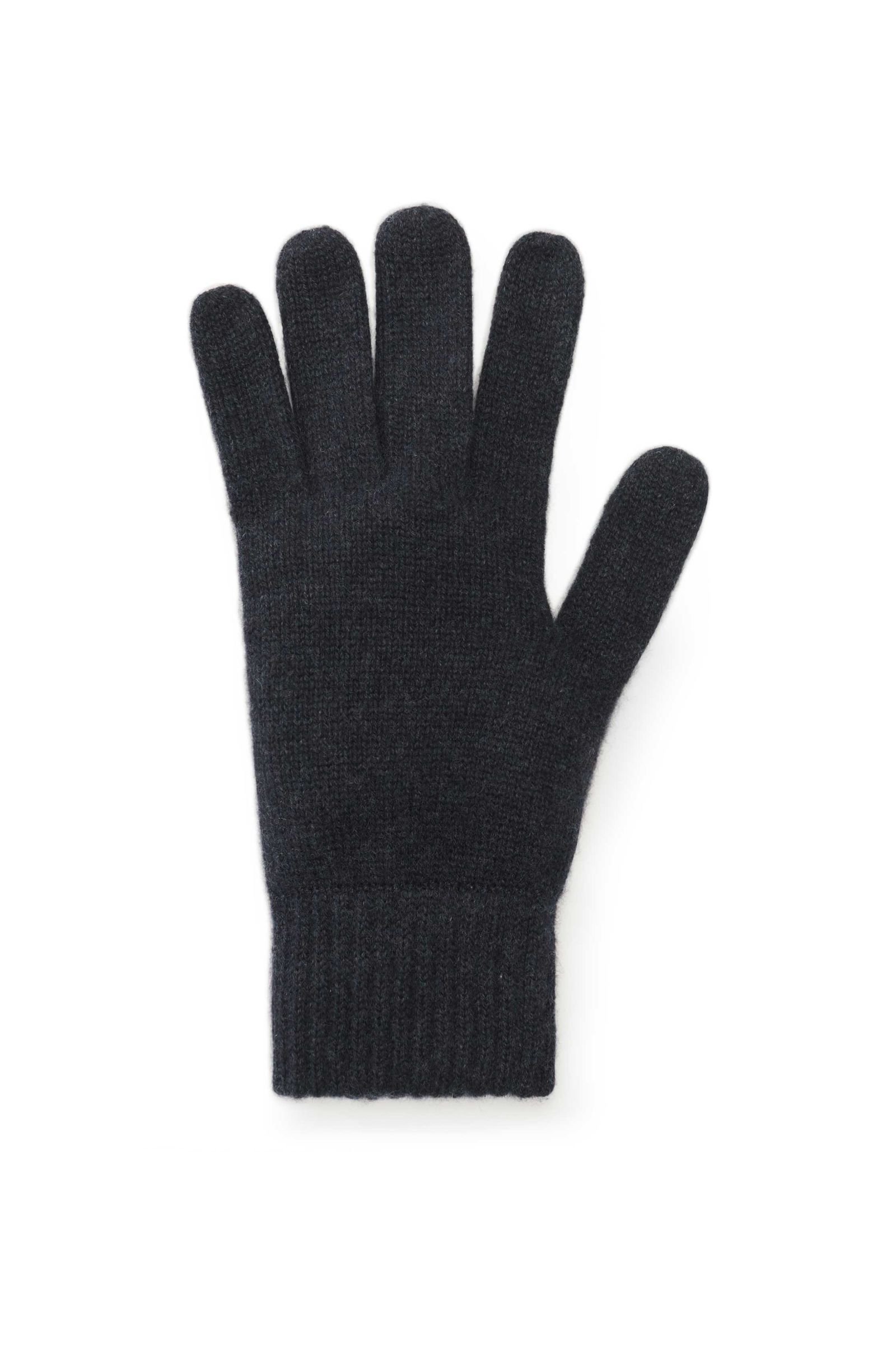 Cashmere gloves anthracite