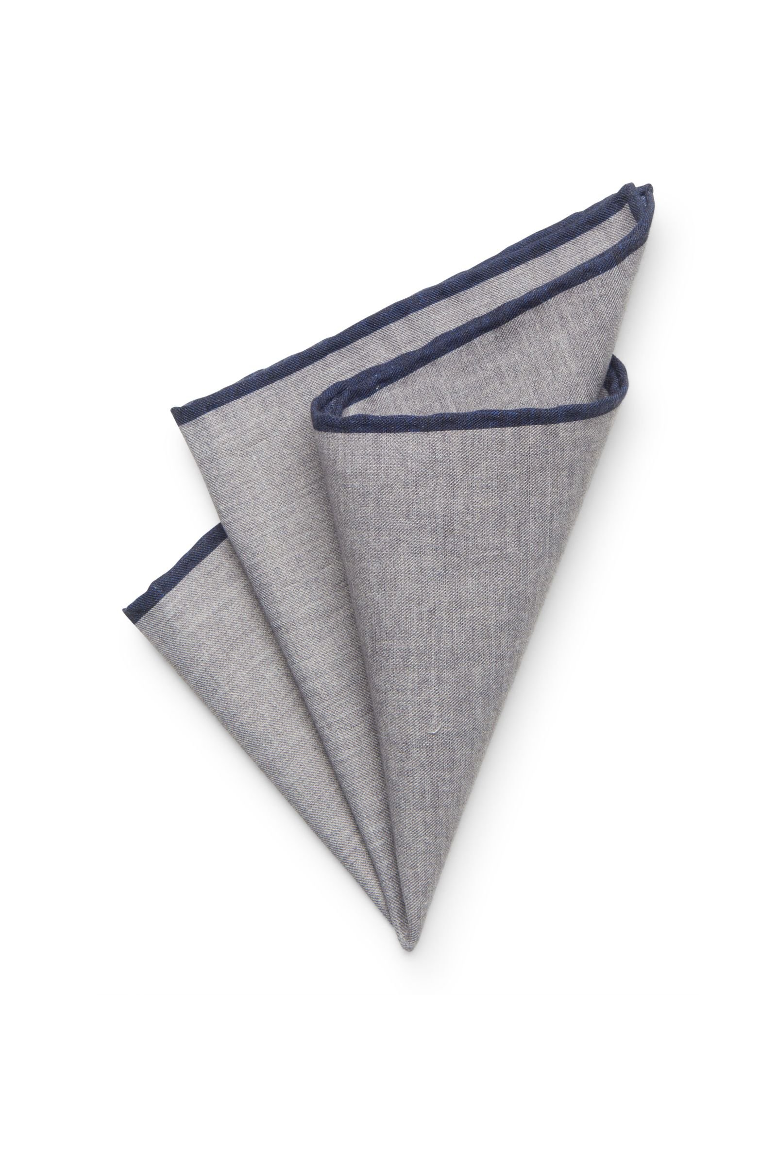 Pocket square grey/grey-blue