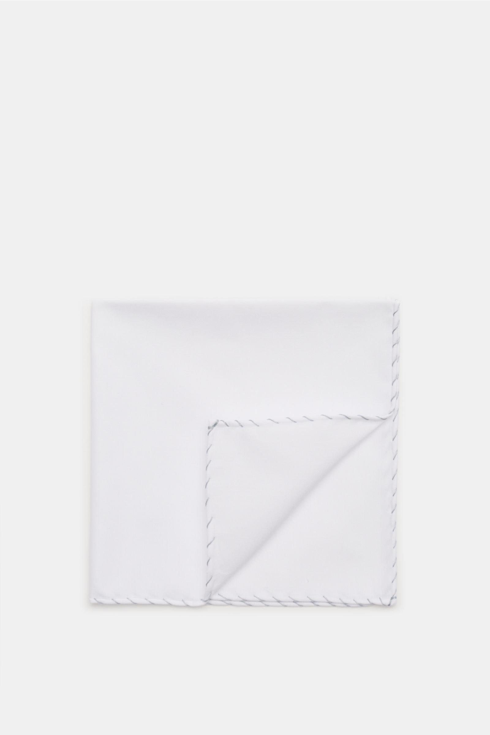Pocket square light grey/white