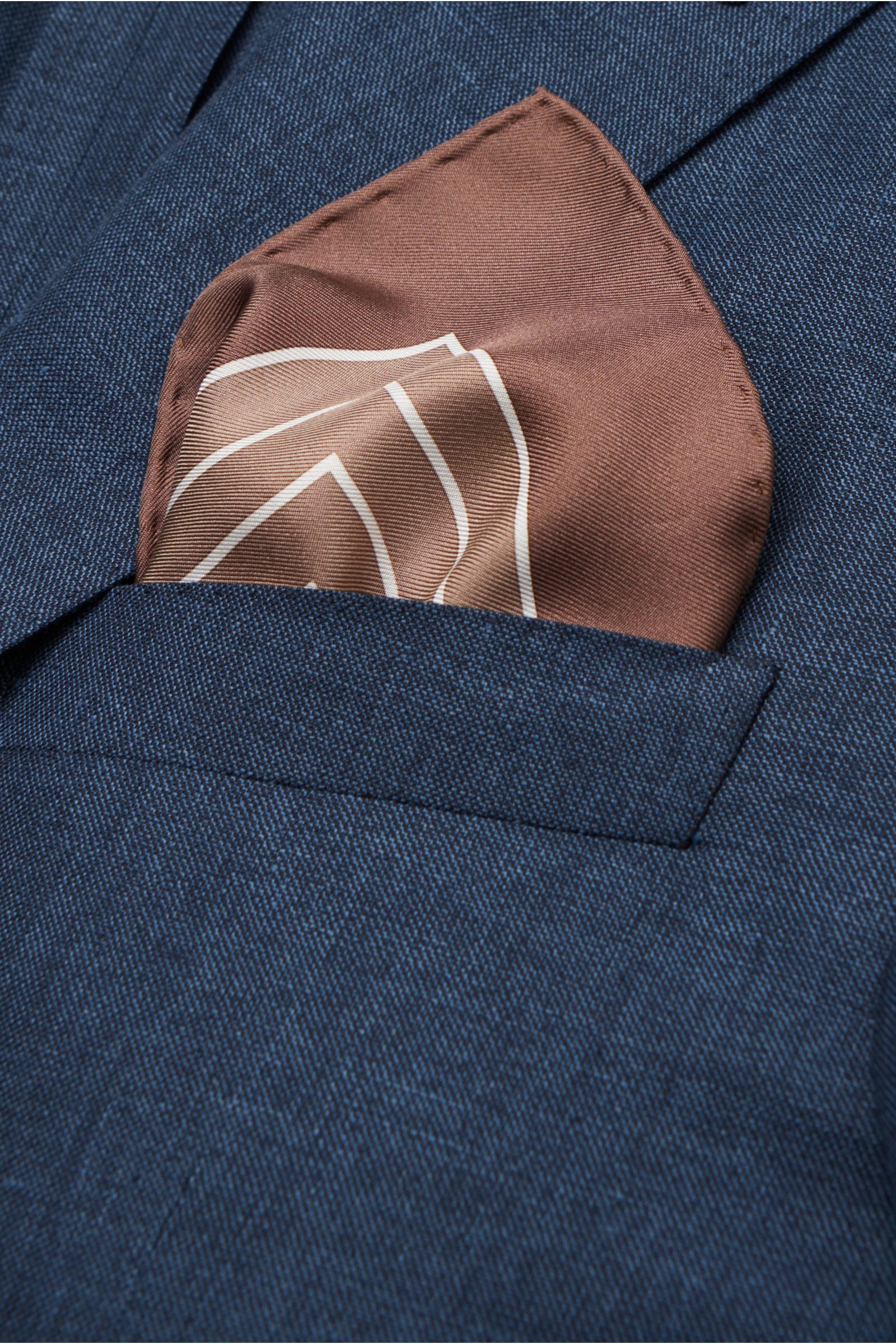 Tom Ford Pocket square blue patterned