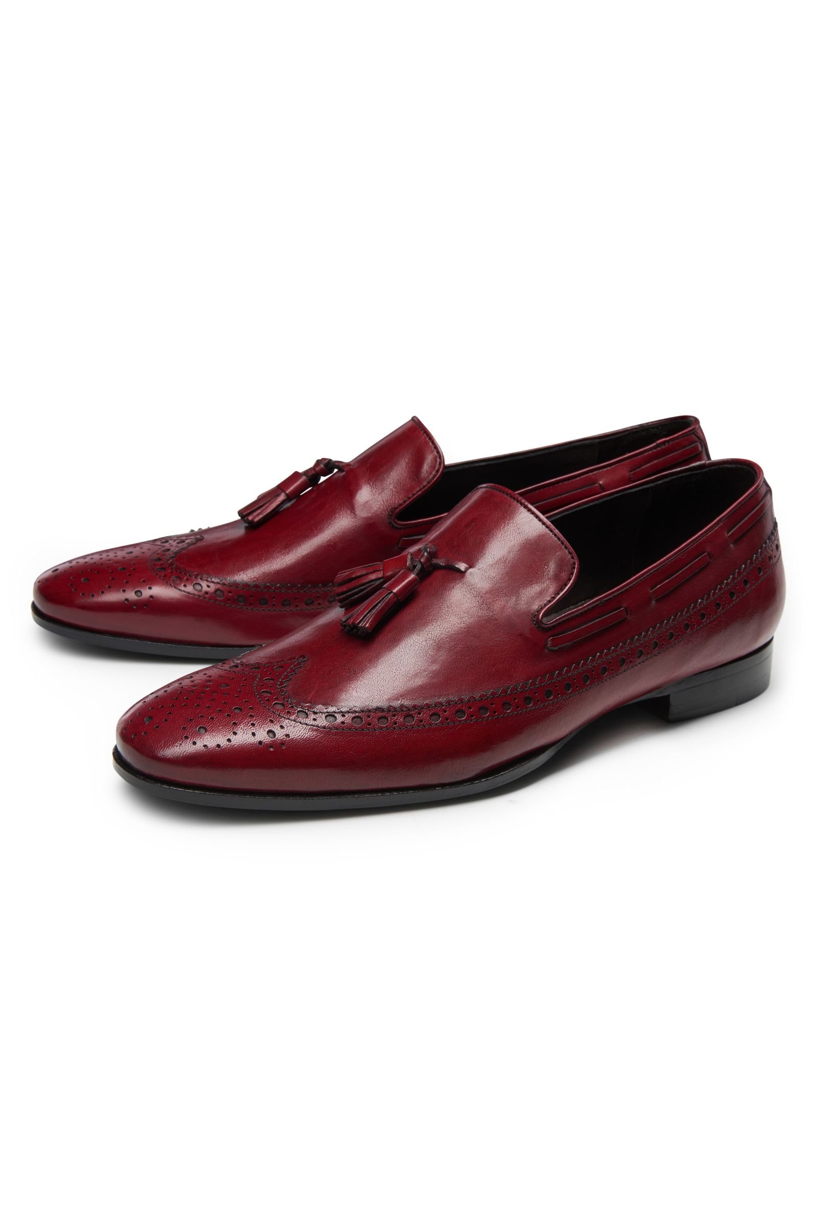 Tassel loafers 'Giglio' red