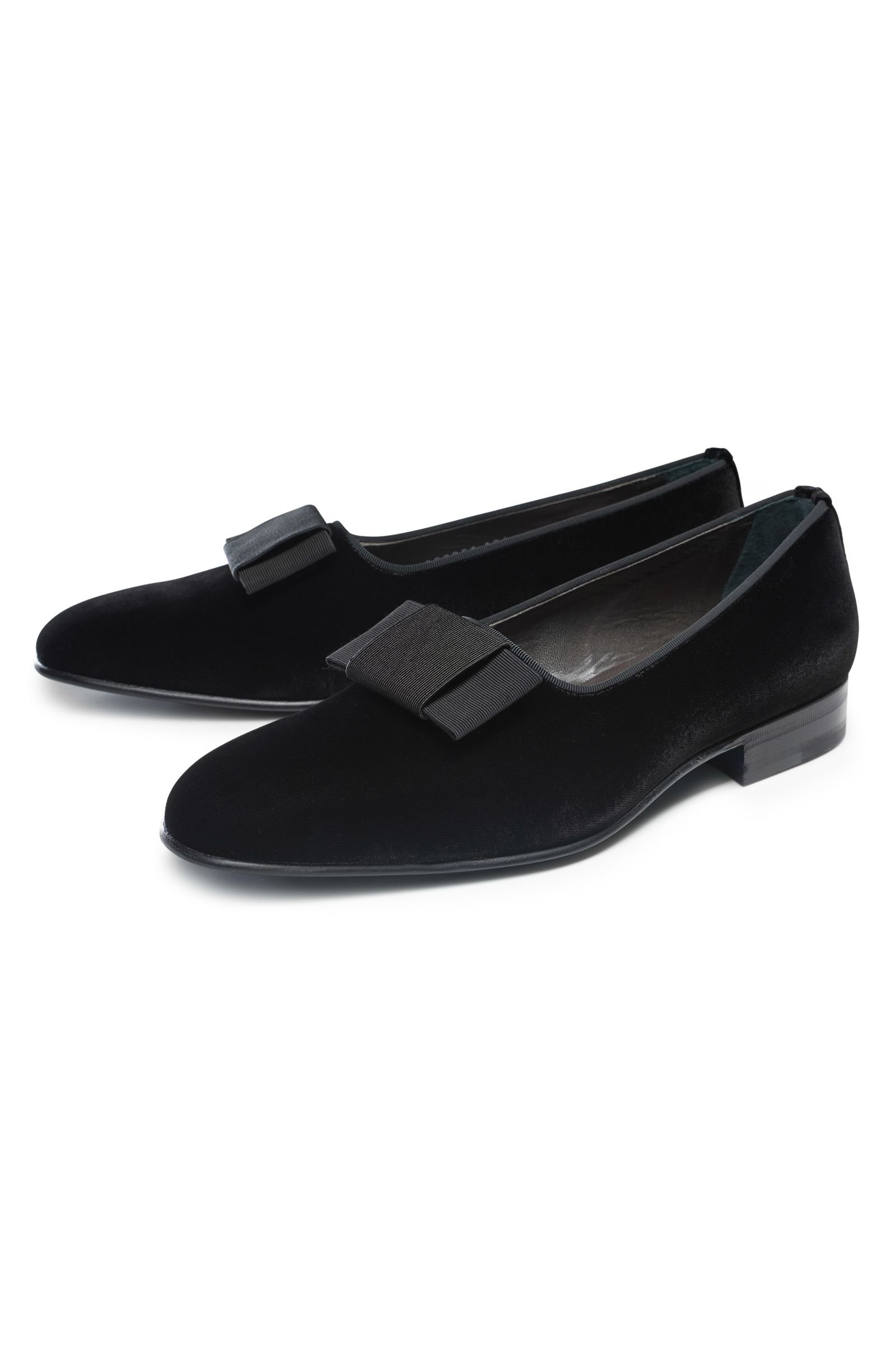 Velvet loafers 'Belleville' black