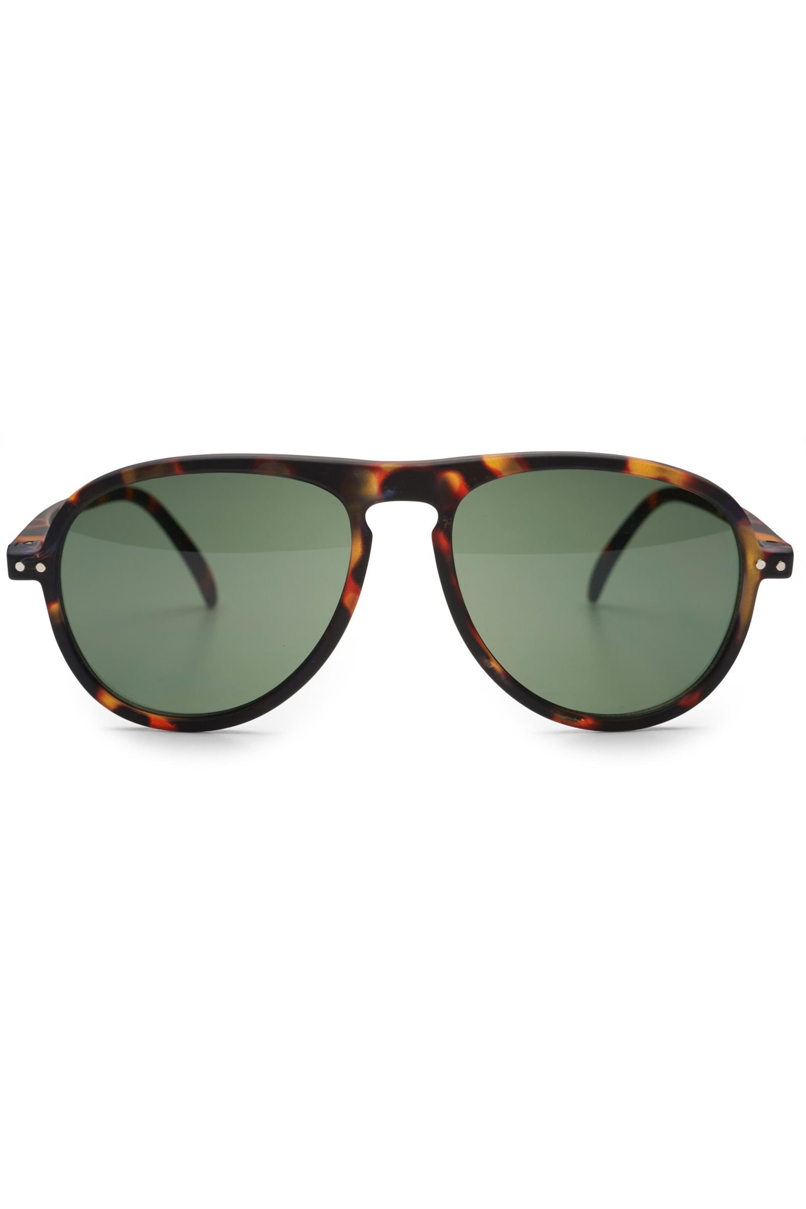 Sunglasses '#I Sun' dark brown patterned/green