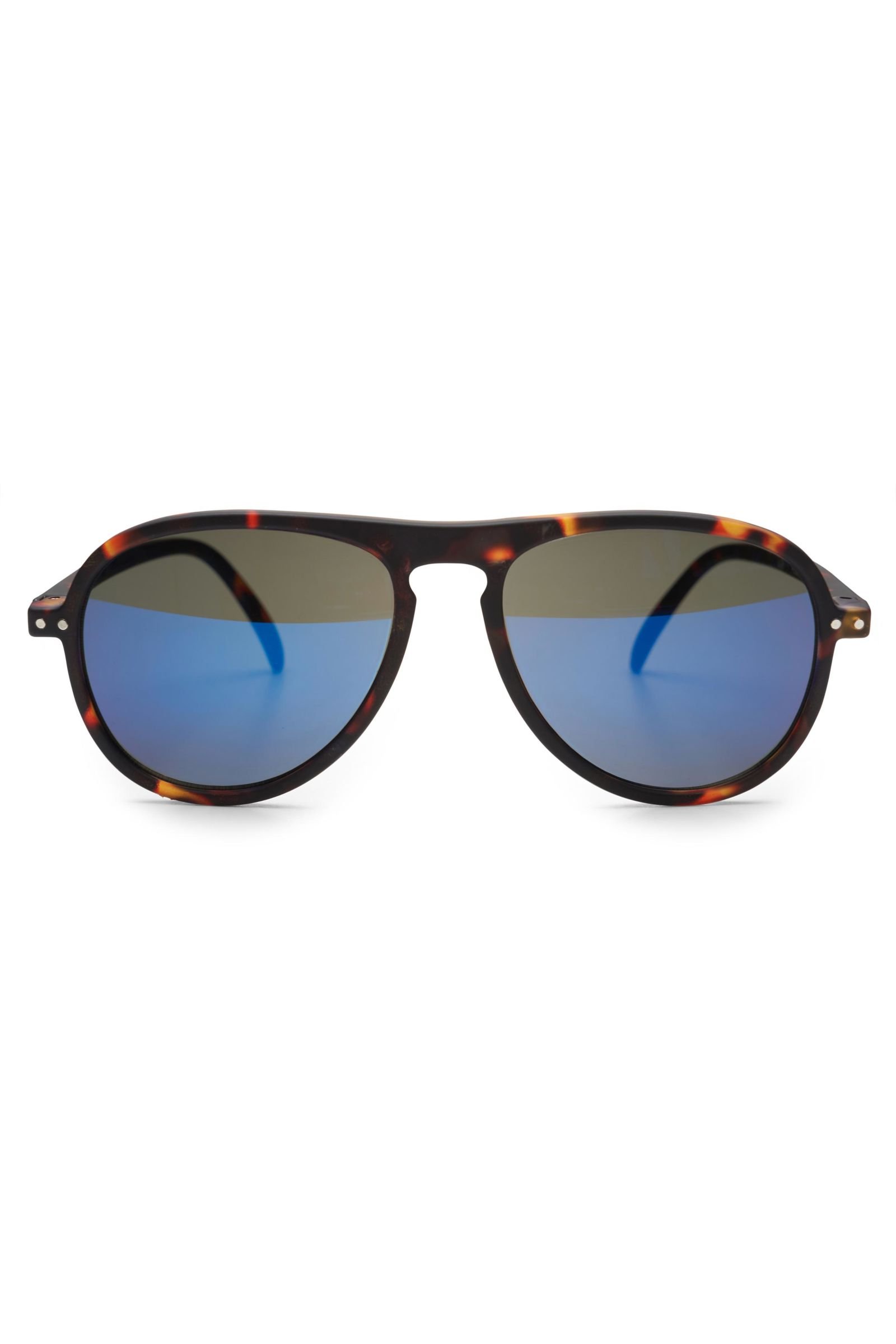 Sunglasses '#I Sun' dark brown patterned/blue