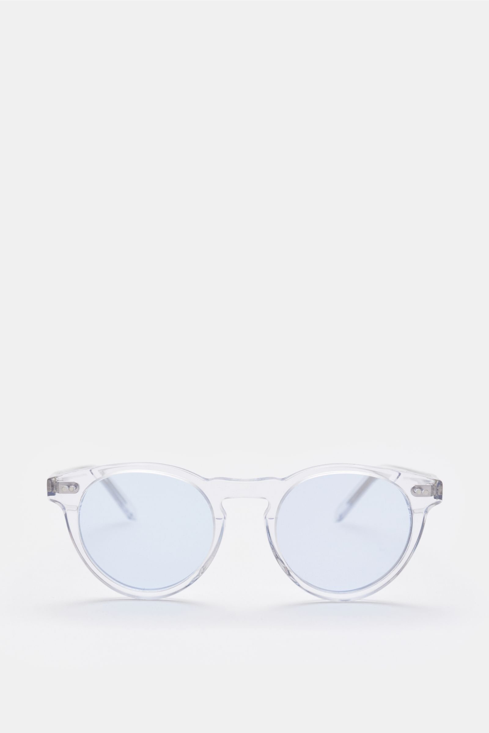 Sonnenbrille transparent/hellblau