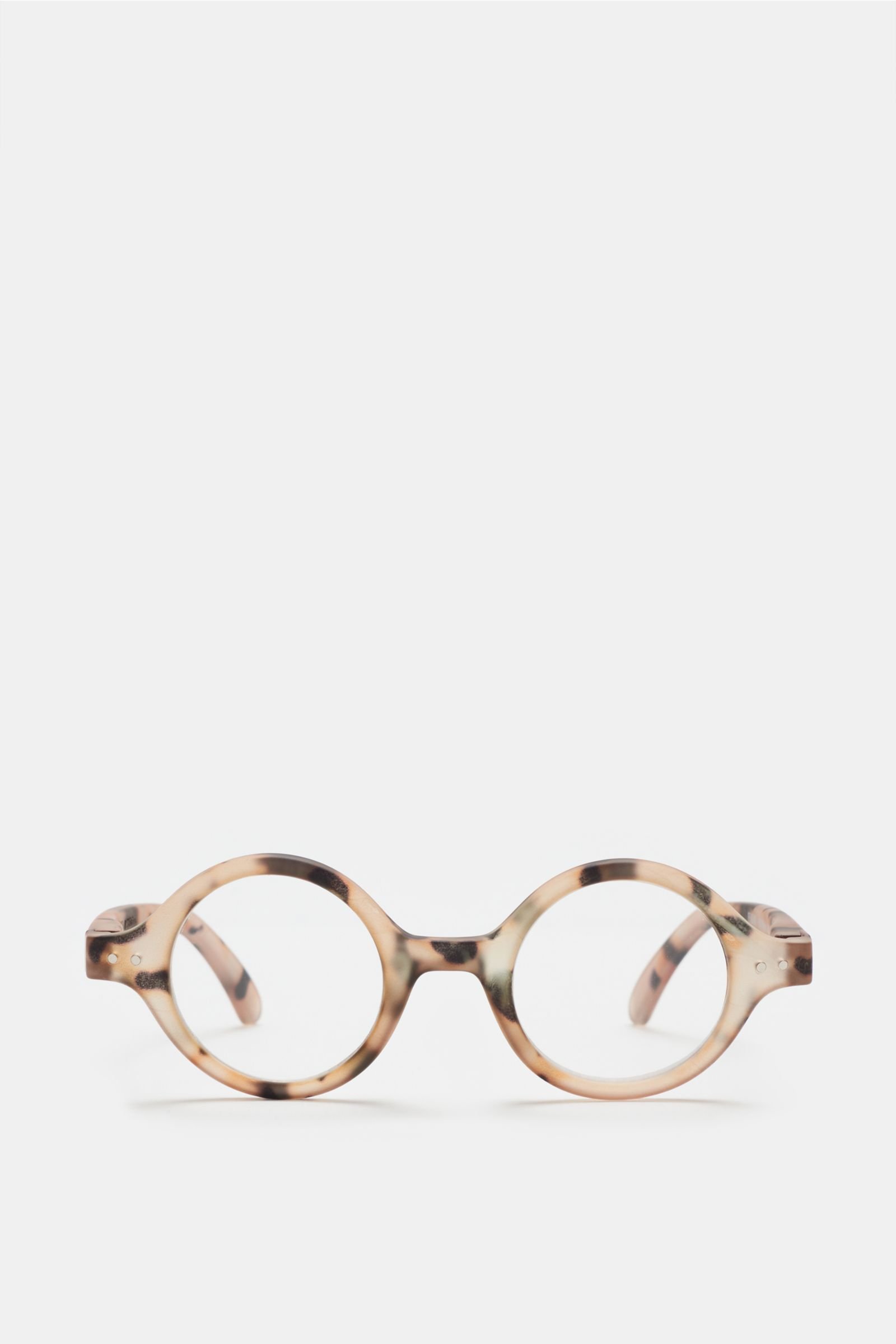 Reading glasses '#J' beige patterned