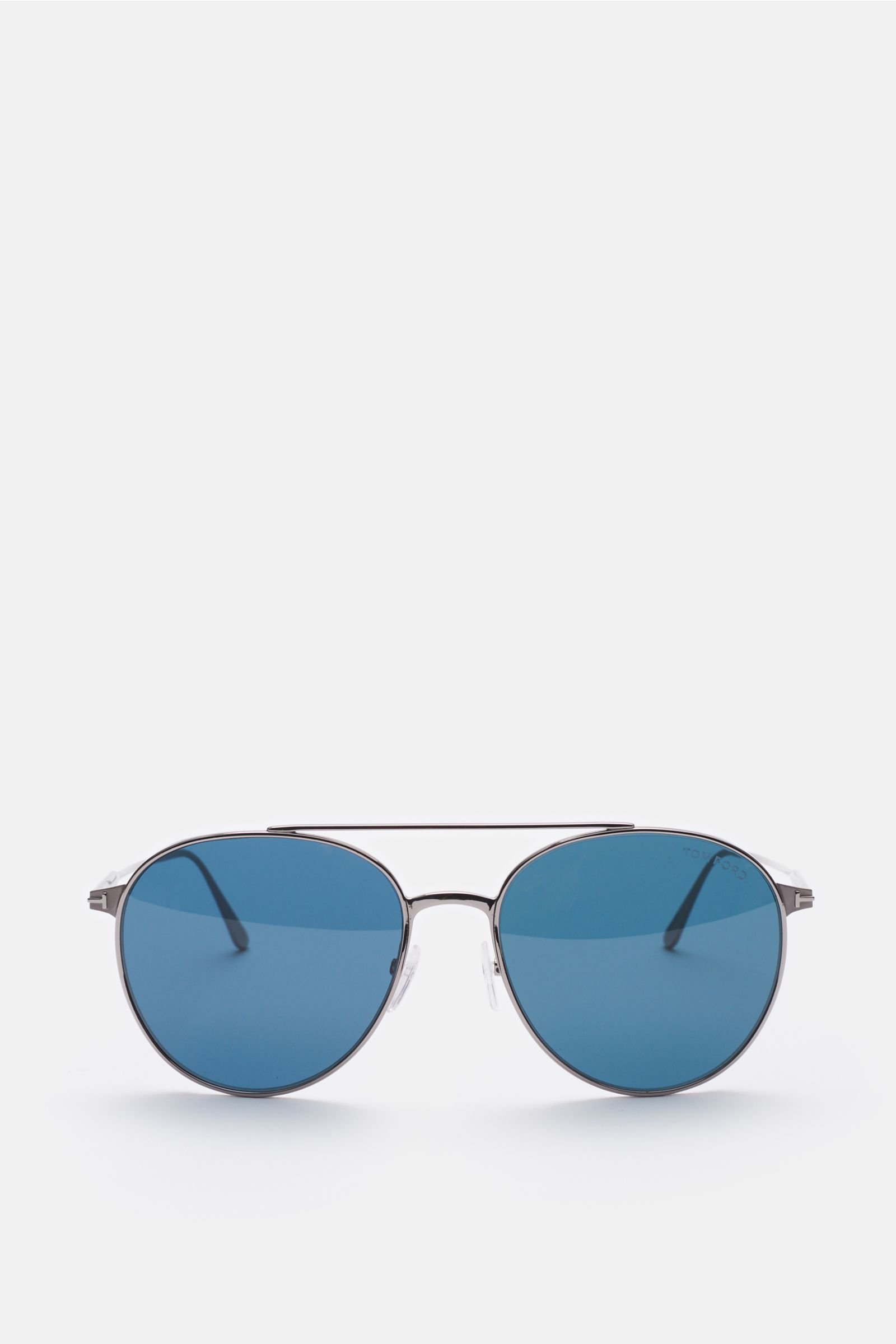 Sonnenbrille 'Tomaso' silber/petrol