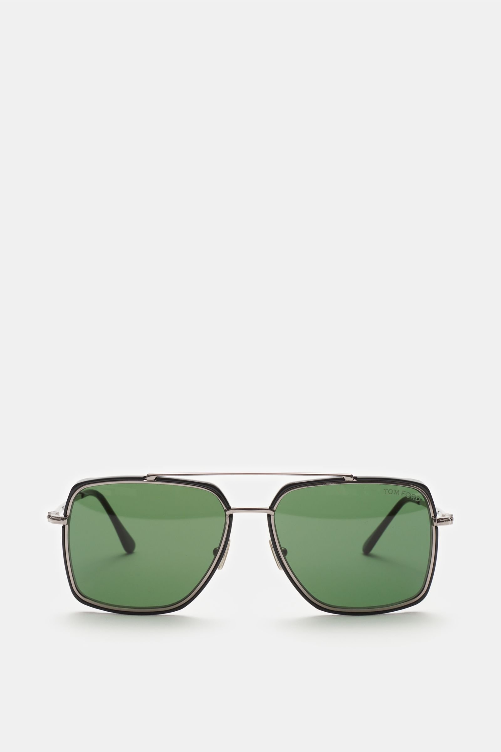Sonnenbrille 'Lionel' silber/grün