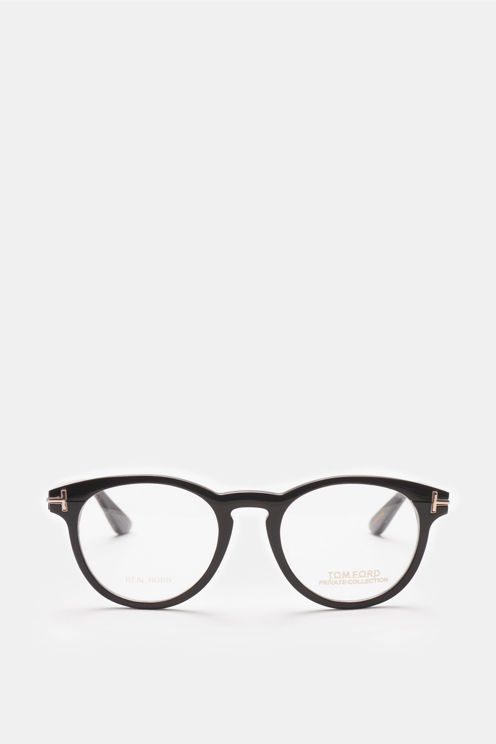 TOM FORD glasses frame 'Round Horn Optical' black | BRAUN Hamburg
