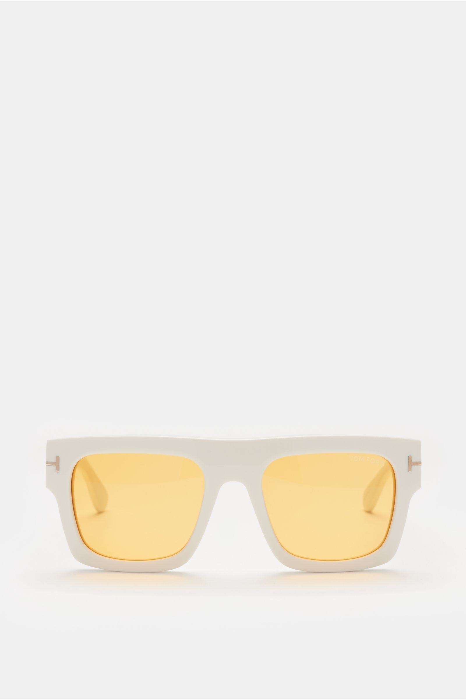 Sonnenbrille 'Fausto' offwhite/gelb