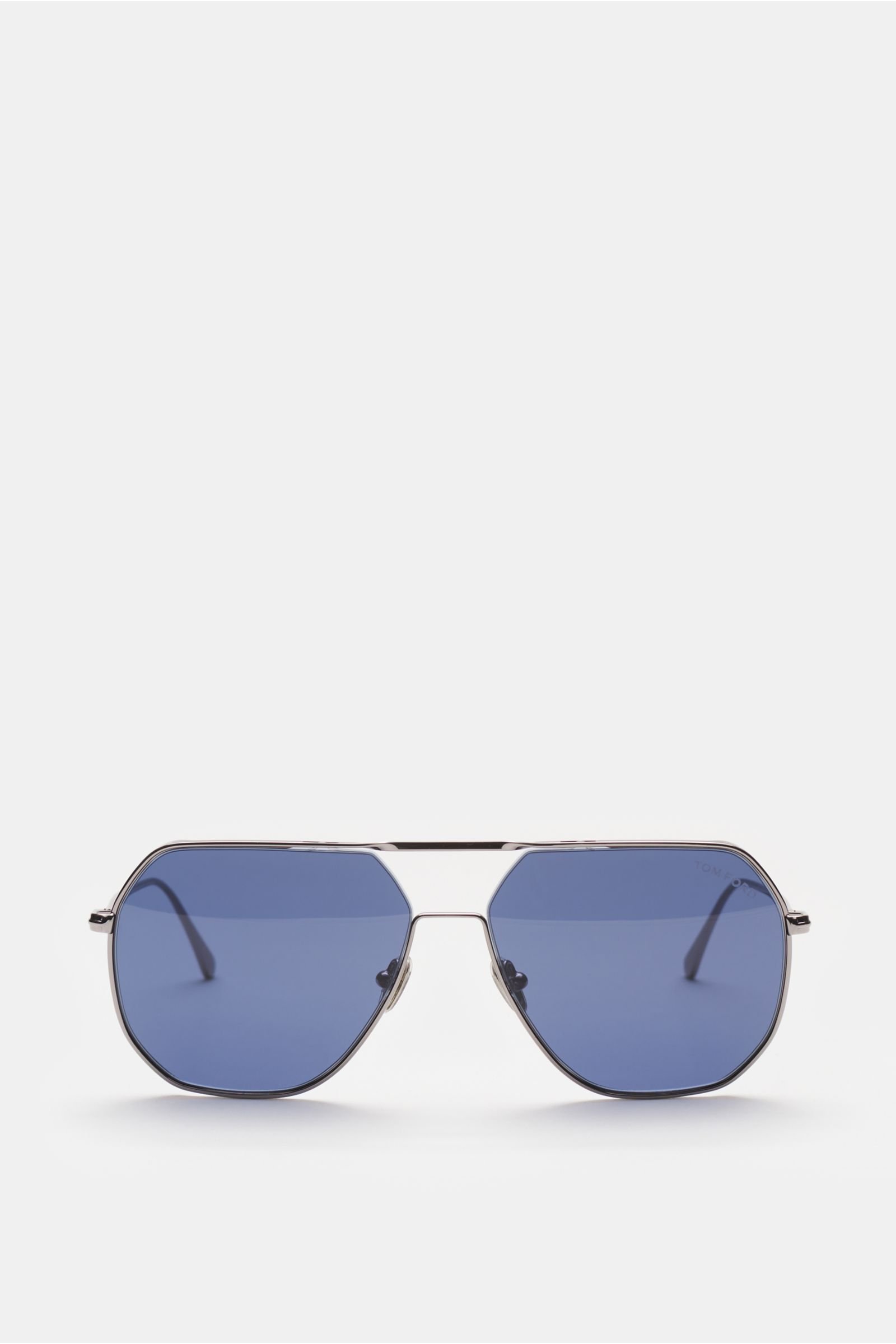 Sonnenbrille 'Gilles' silber/dunkelblau