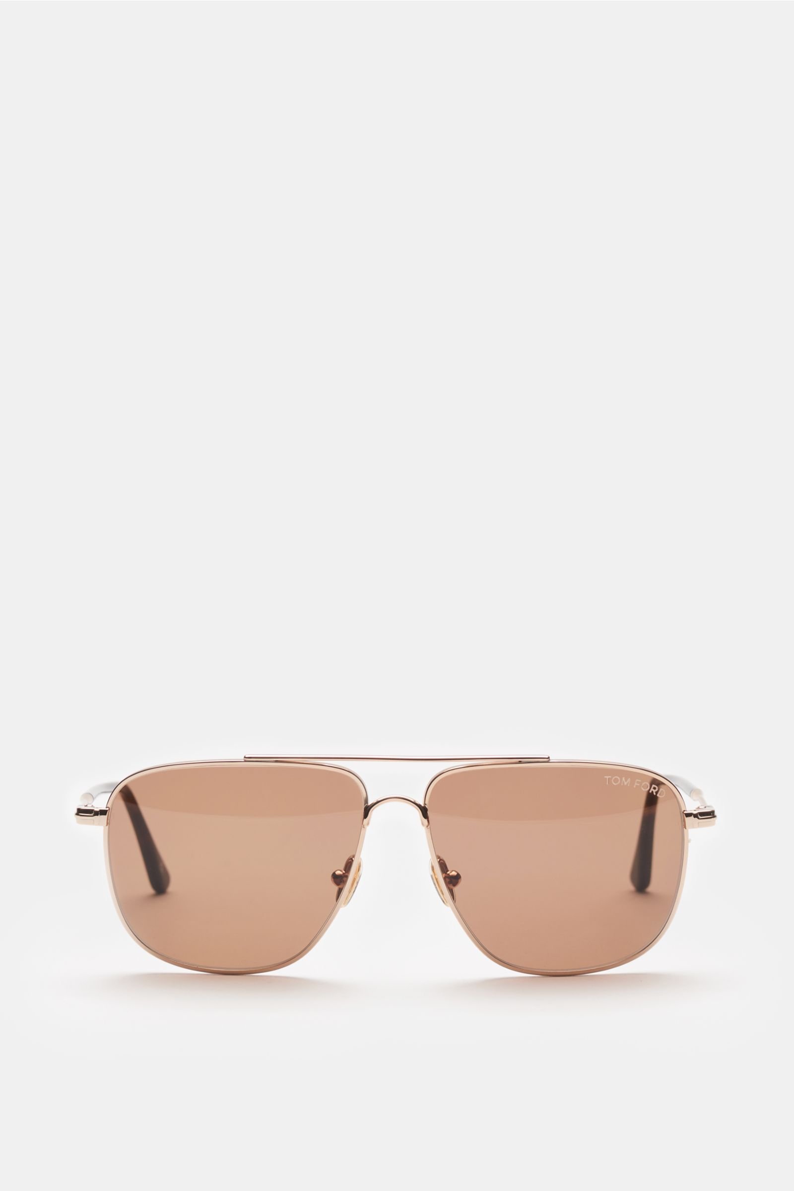 Sonnenbrille 'Len' silber/braun