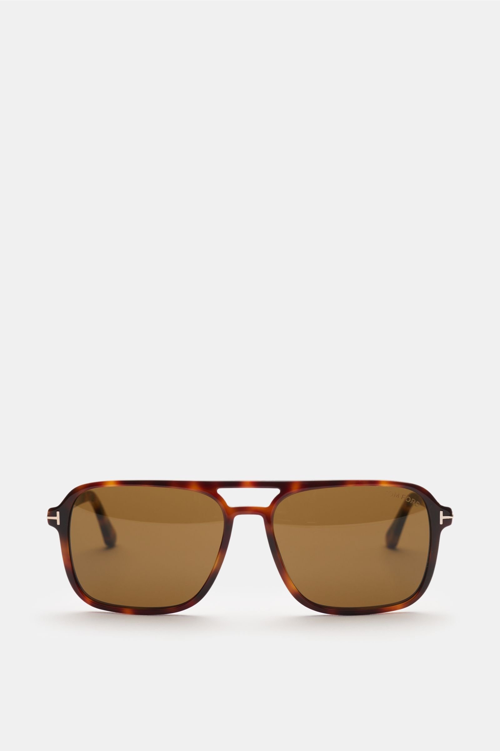 Sunglasses 'Crosby' dark brown patterned/brown