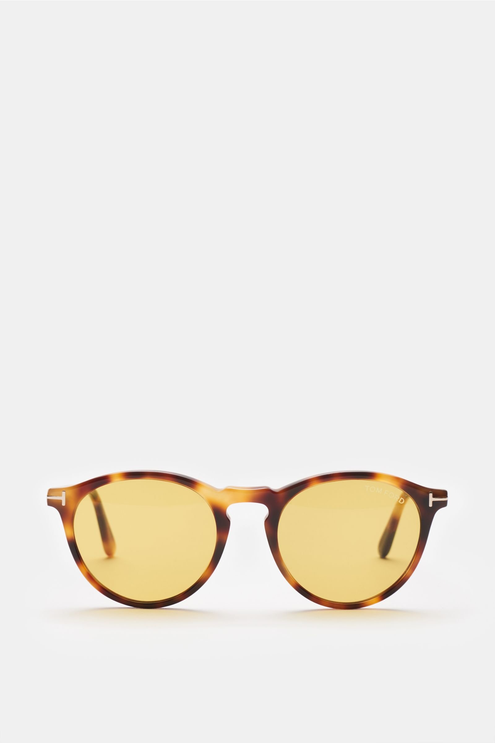 Sunglasses 'Aurele' brown patterned/yellow