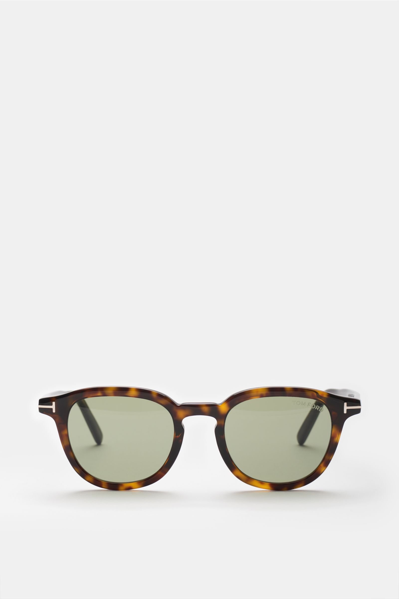 Sunglasses 'Pax' dark brown patterned/green 