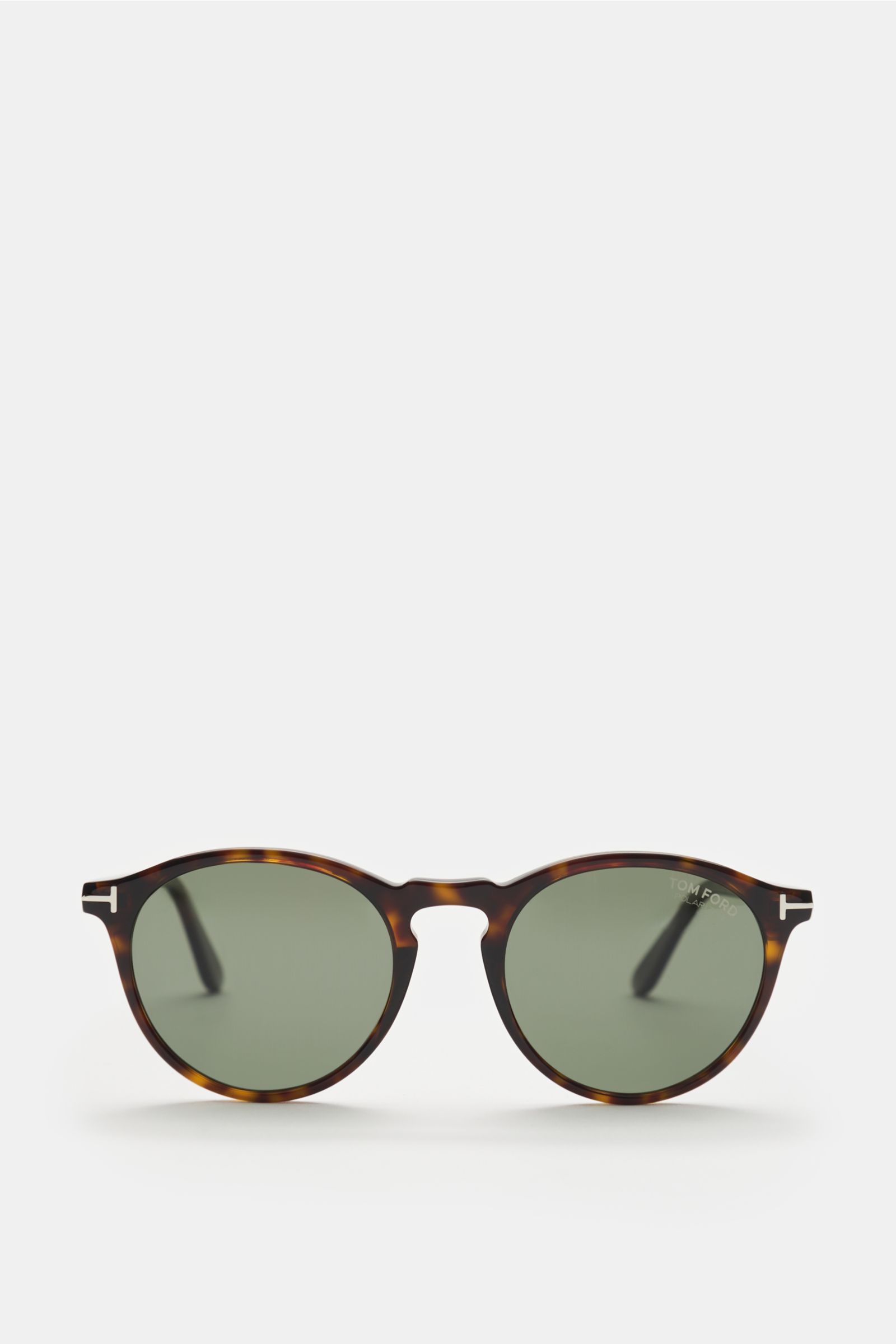 Sunglasses 'Aurel' brown patterned/dark green