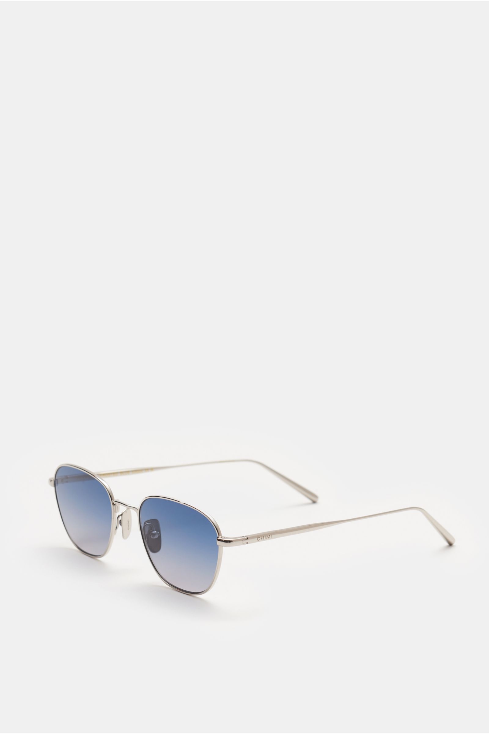 Chimi Sunglasses 'Polygon' silver/smoky blue/grey