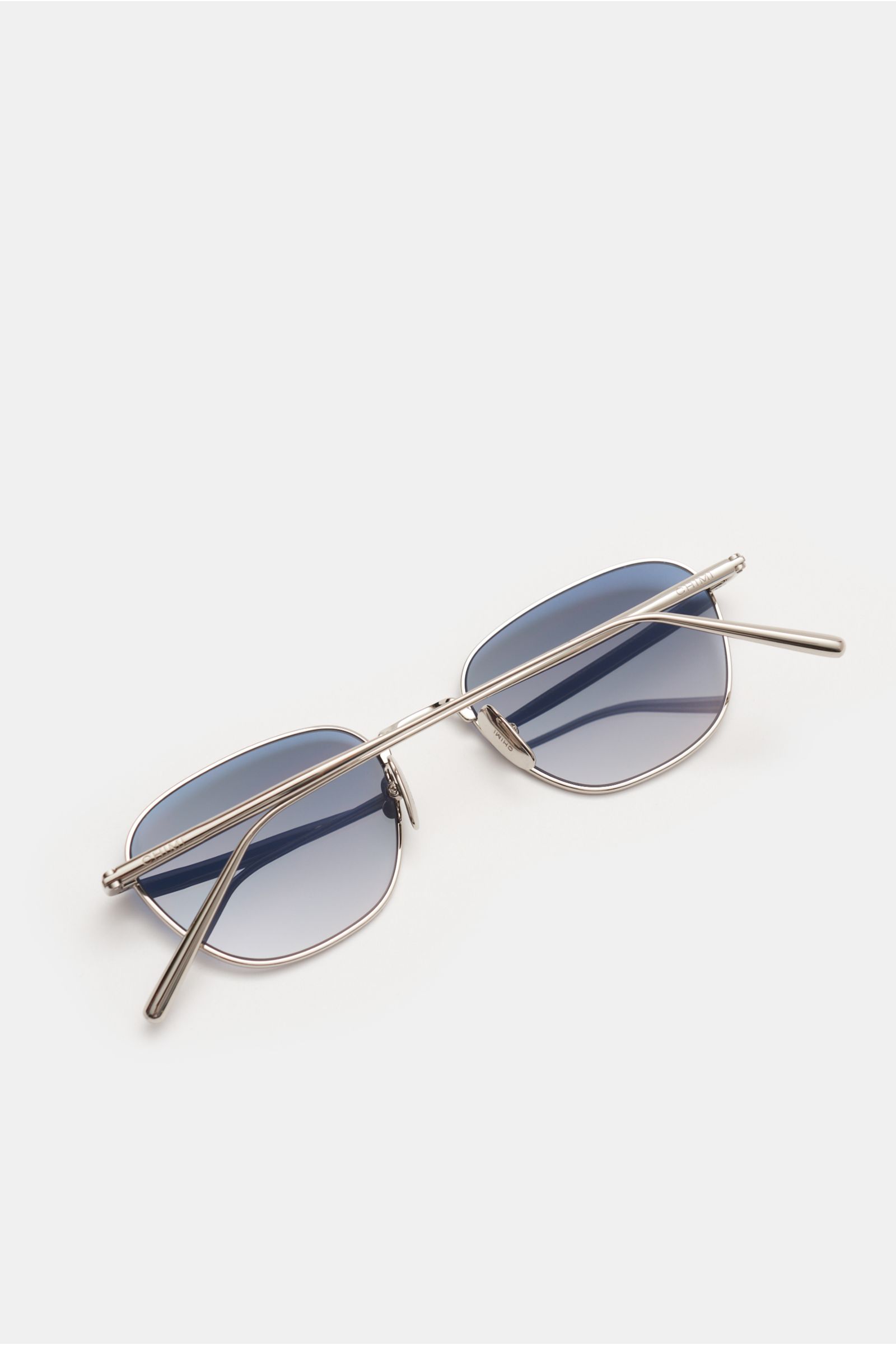 Chimi Sunglasses 'Polygon' silver/smoky blue/grey