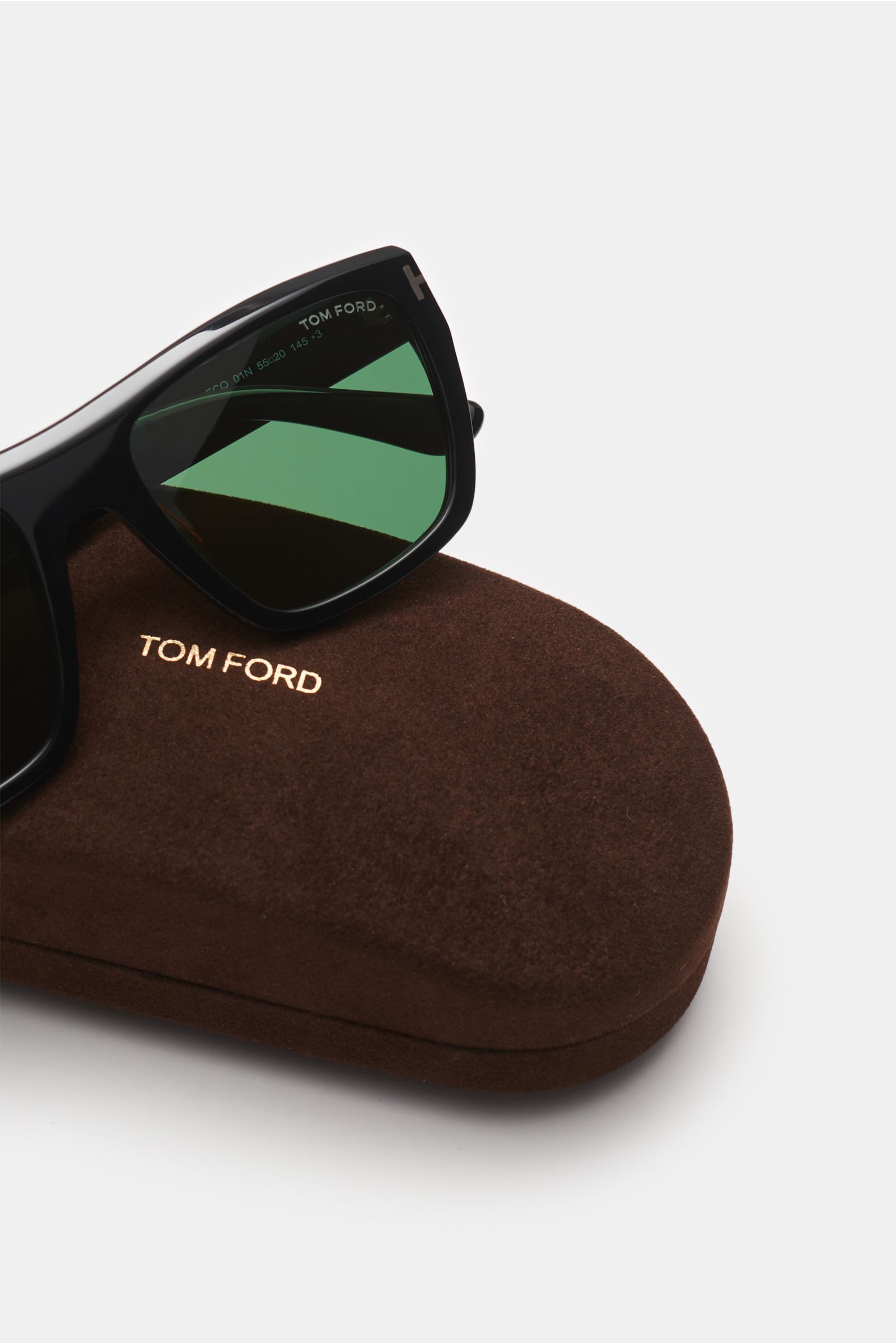 Tom Ford Sonnenbrille 'Alberto' schwarz/grün