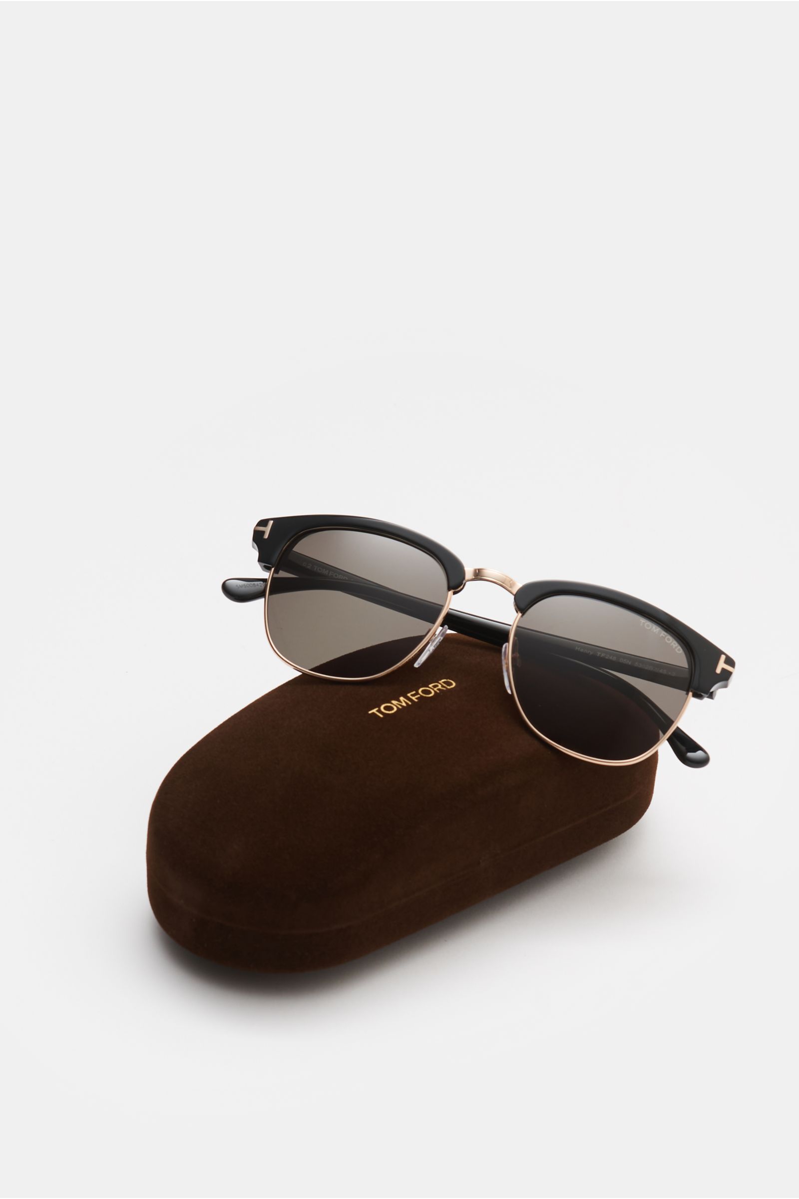 Tom Ford Sonnenbrille 'Henry' schwarz/gold