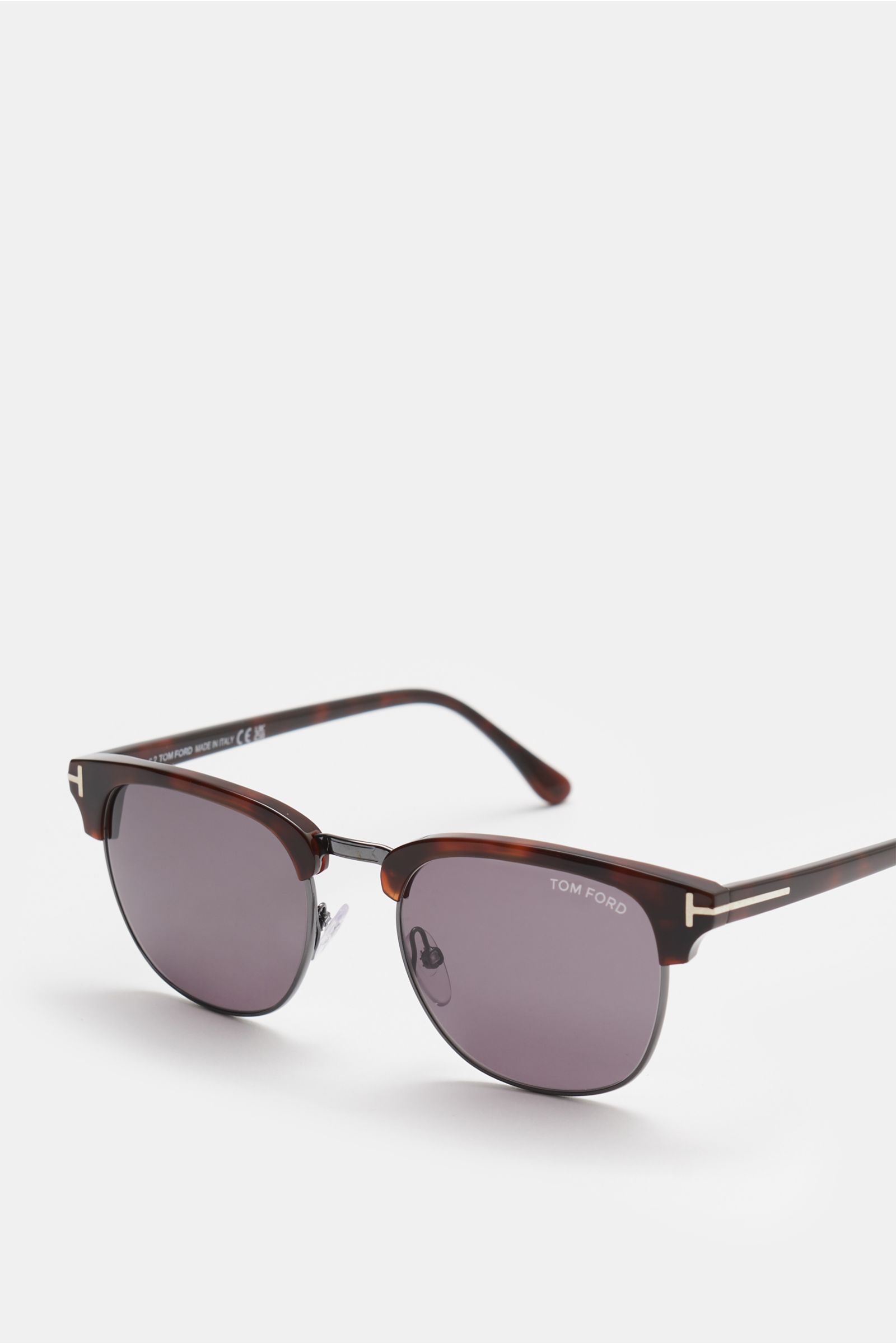 Tom Ford Sunglasses 'Henry' dark brown patterned