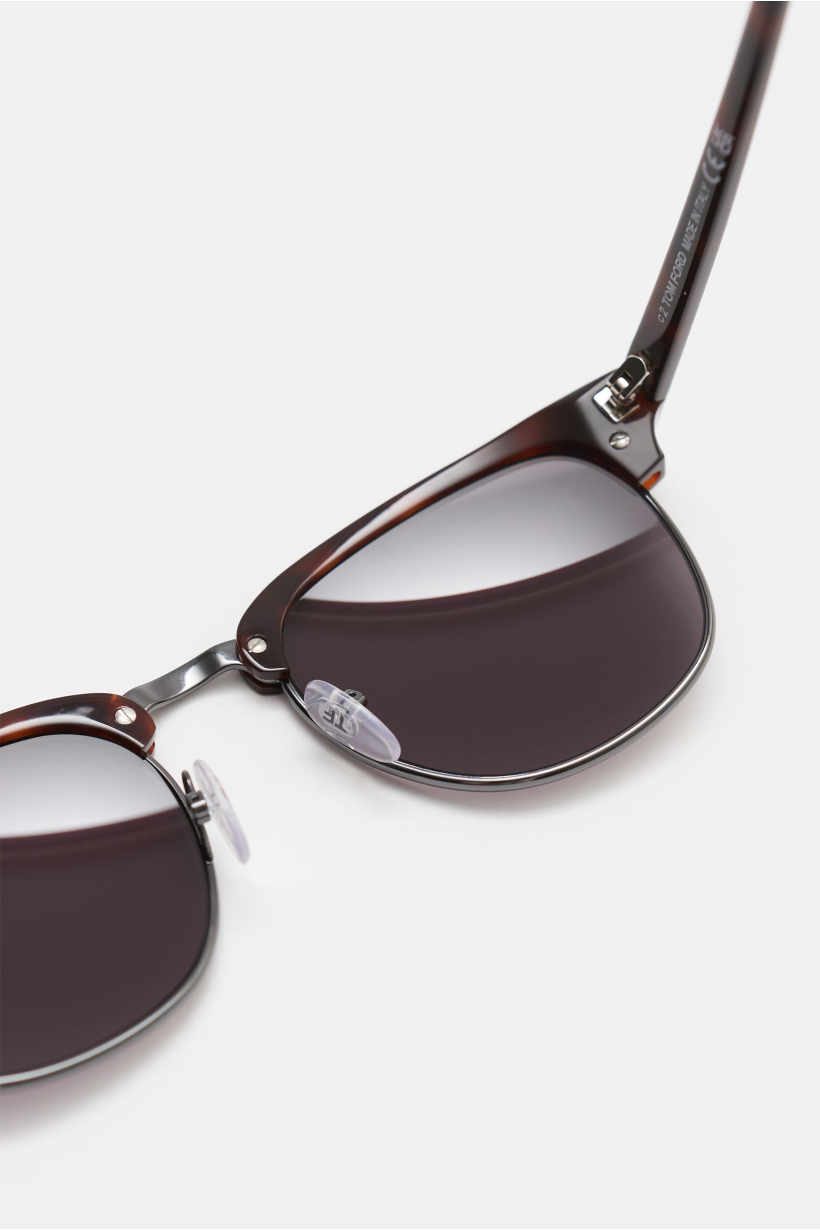 Tom Ford Sunglasses 'Henry' dark brown patterned