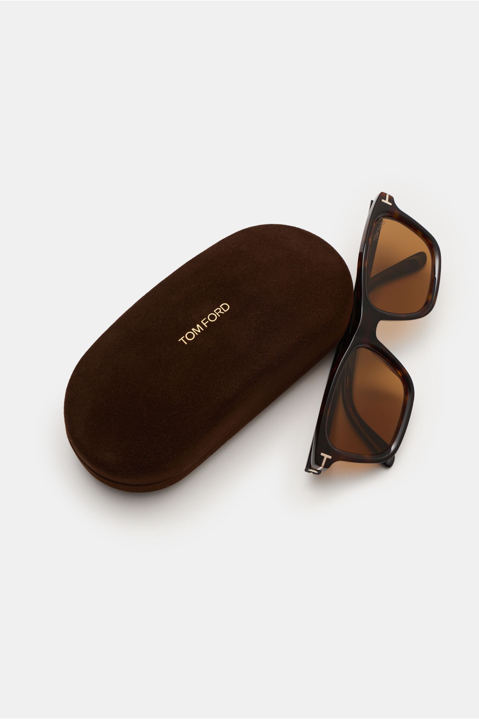 Tom Ford Sunglasses 'Barron' dark brown patterned