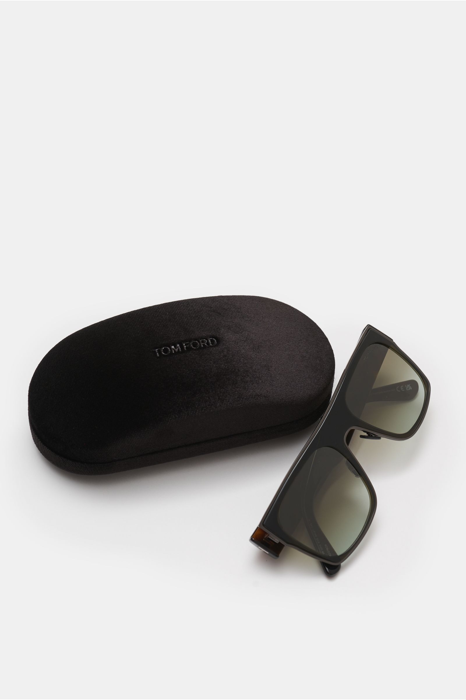 Tom Ford Sunglasses 'Edwin' grey-brown/dark brown patterned