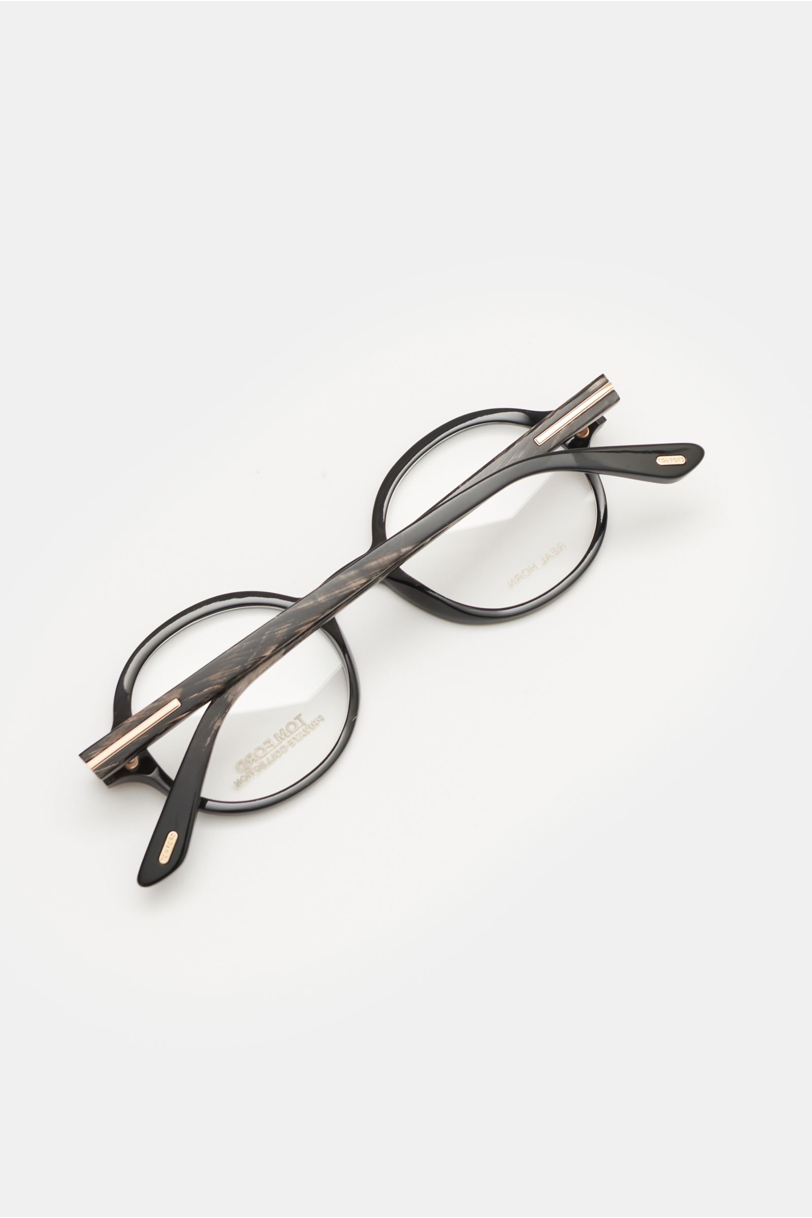 Tom Ford Horn Brille 'Private Collection' schwarz gemustert