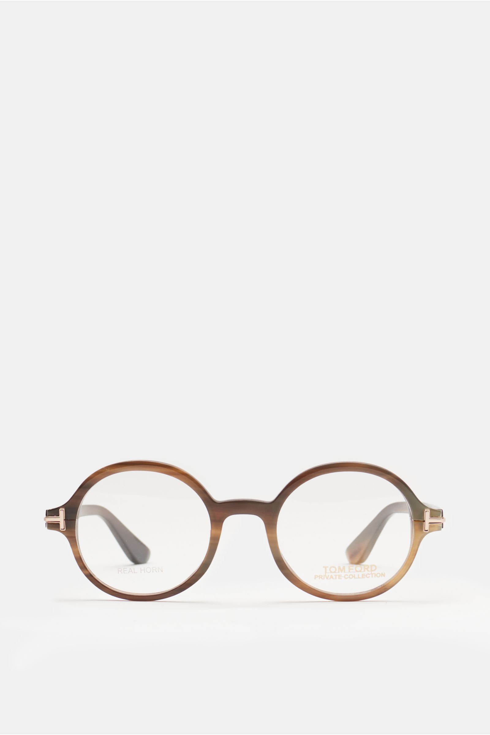 Tom Ford Horn Brille 'Private Collection' braun gemustert