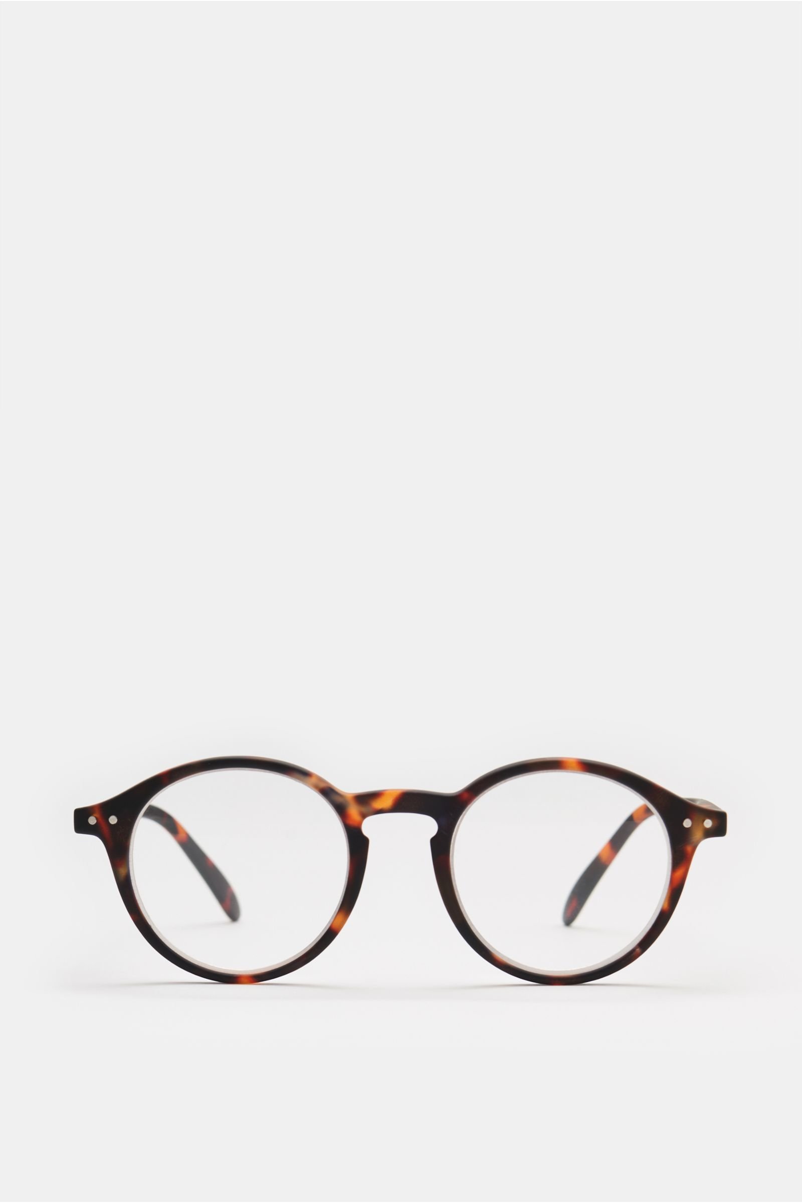 Reading glasses '#D' dark brown patterned
