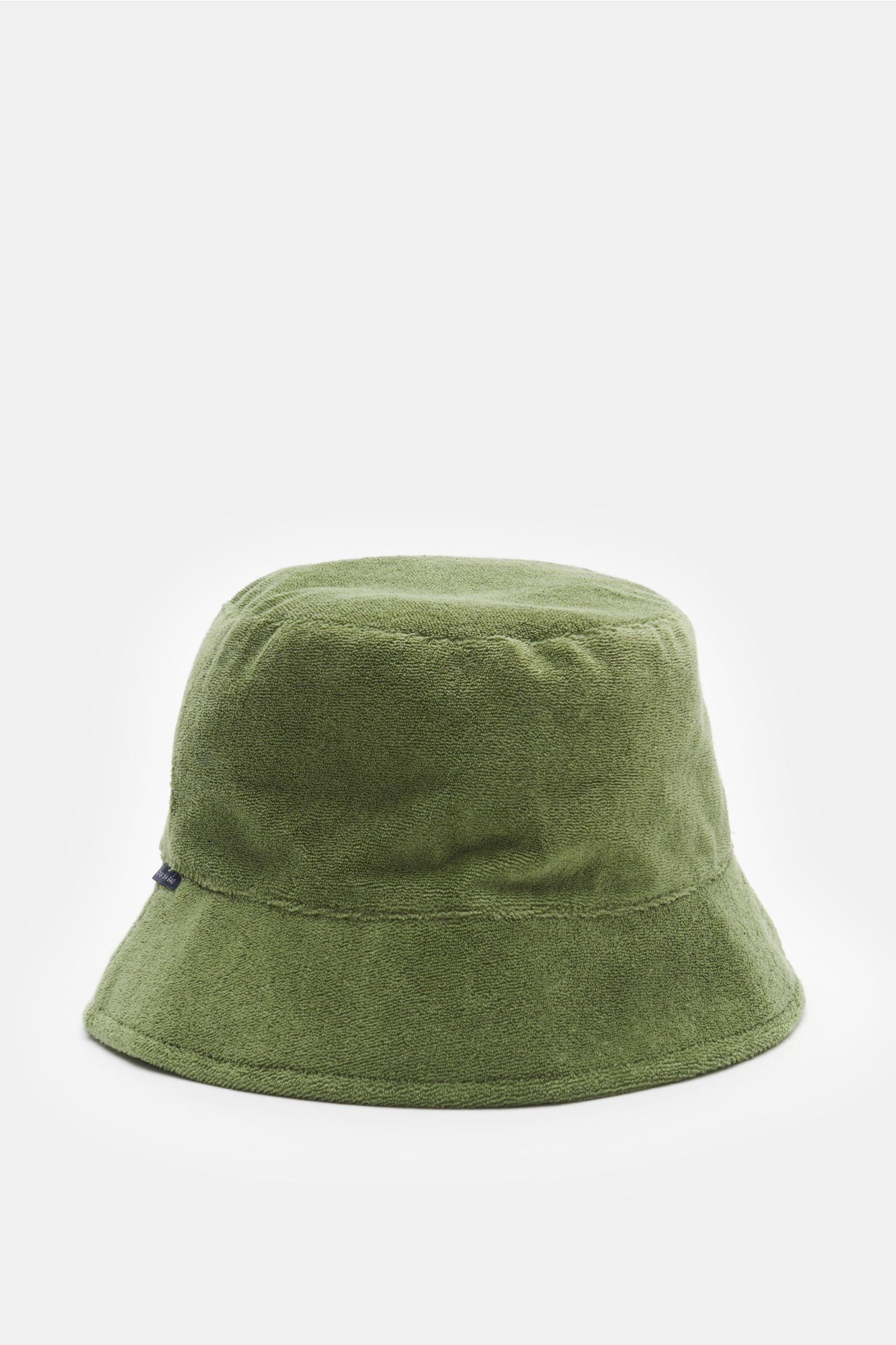 Frottee Bucket Hat 'Terry Hat' oliv