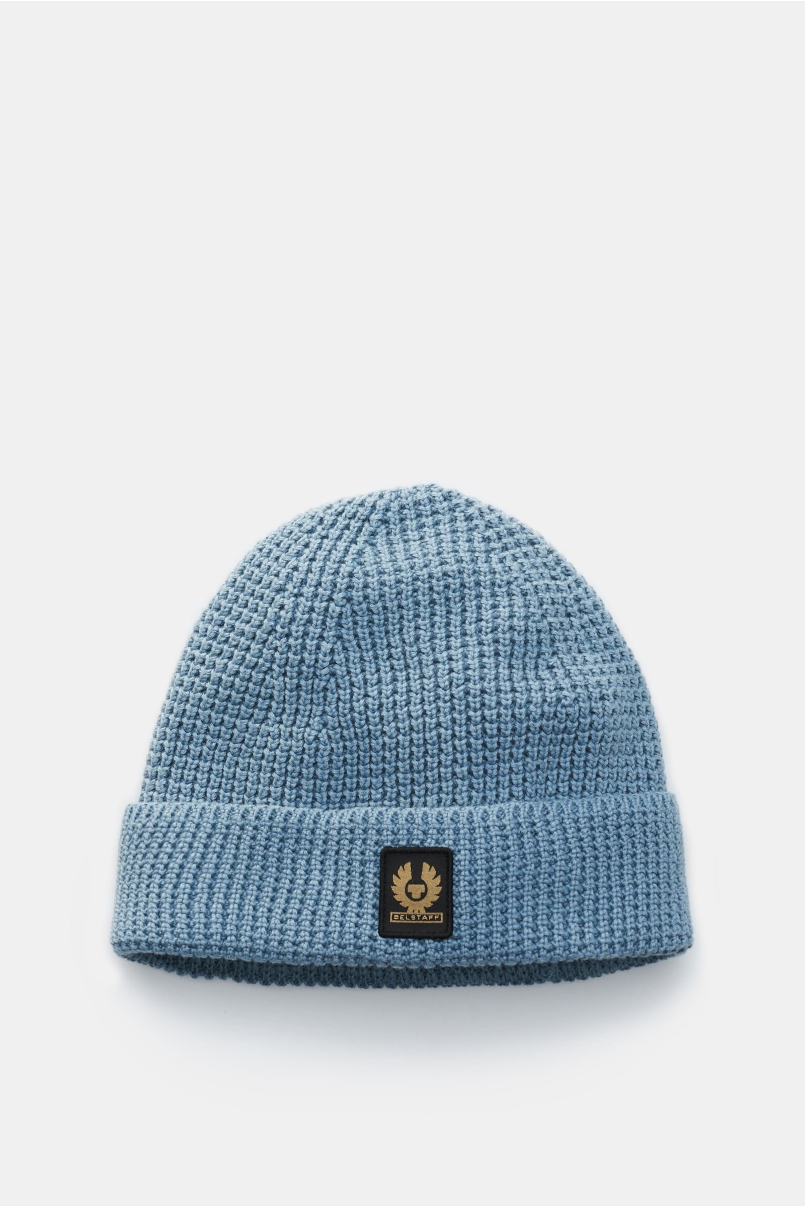 Knitted beanie 'Waffle Hat' smoky blue
