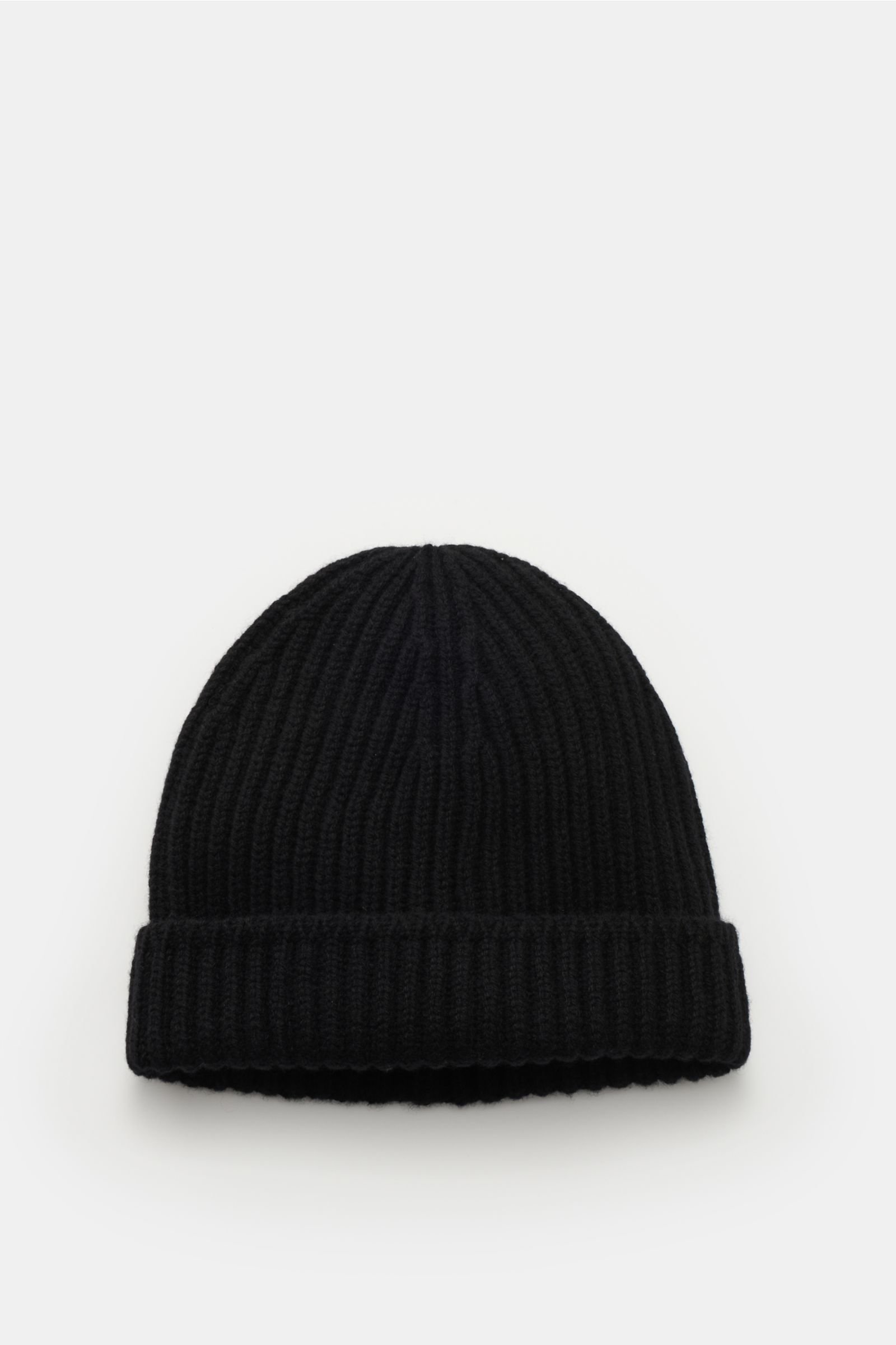 Cashmere Mütze schwarz