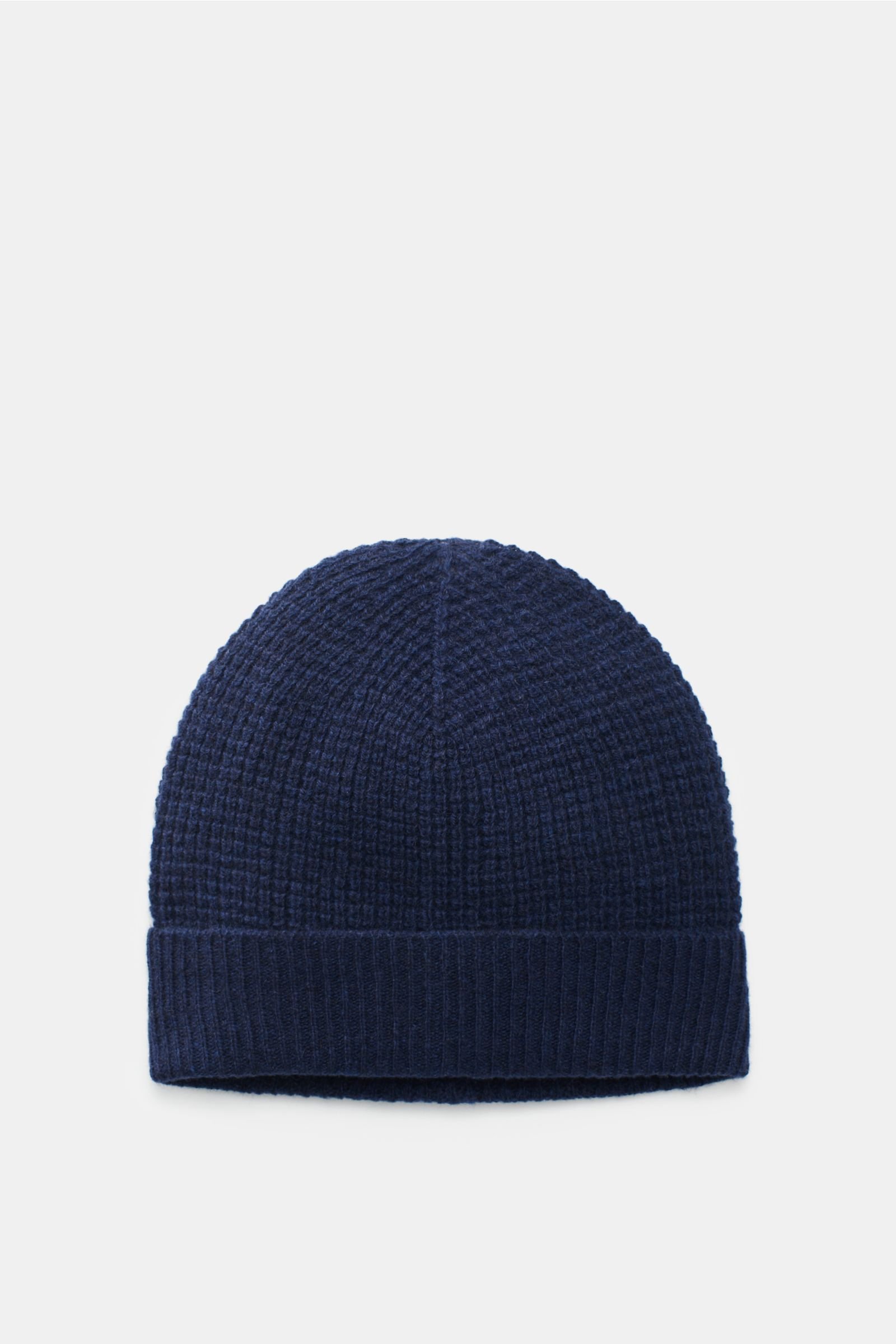 Cashmere Mütze dunkelblau