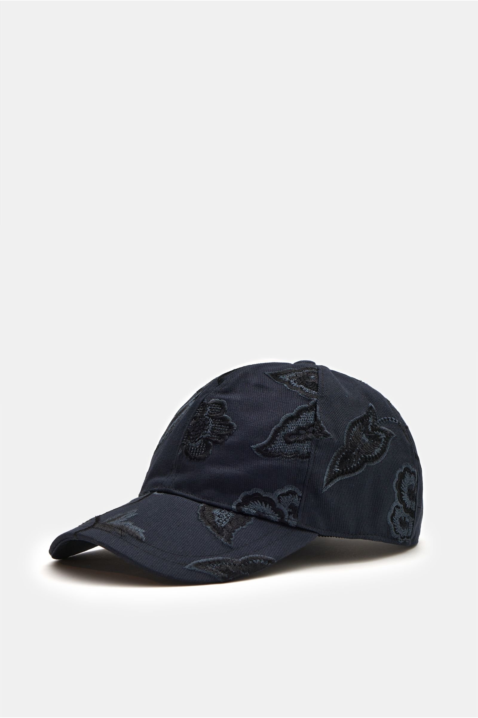 Baseball cap navy patterned