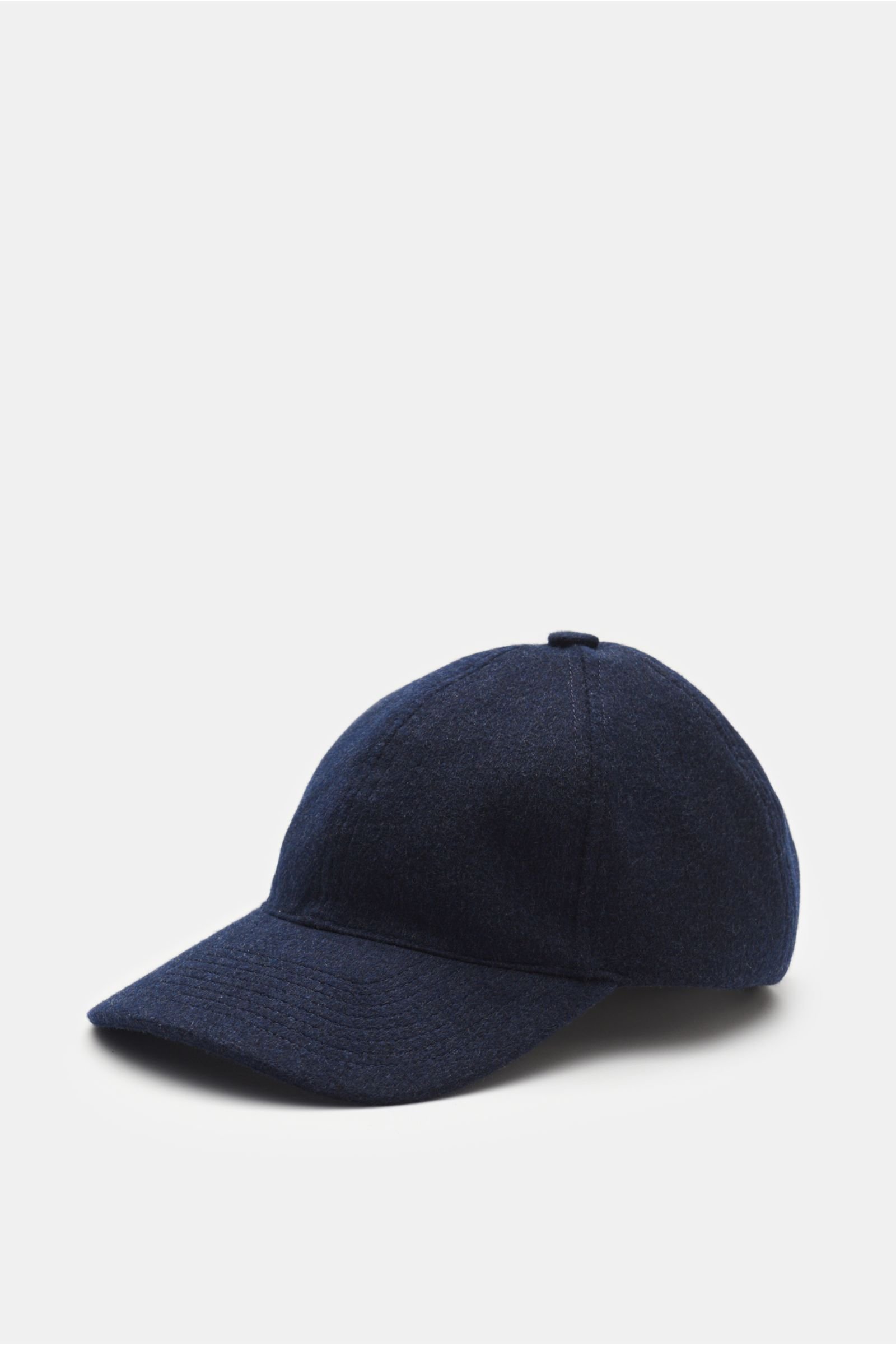 Cashmere baseball cap navy