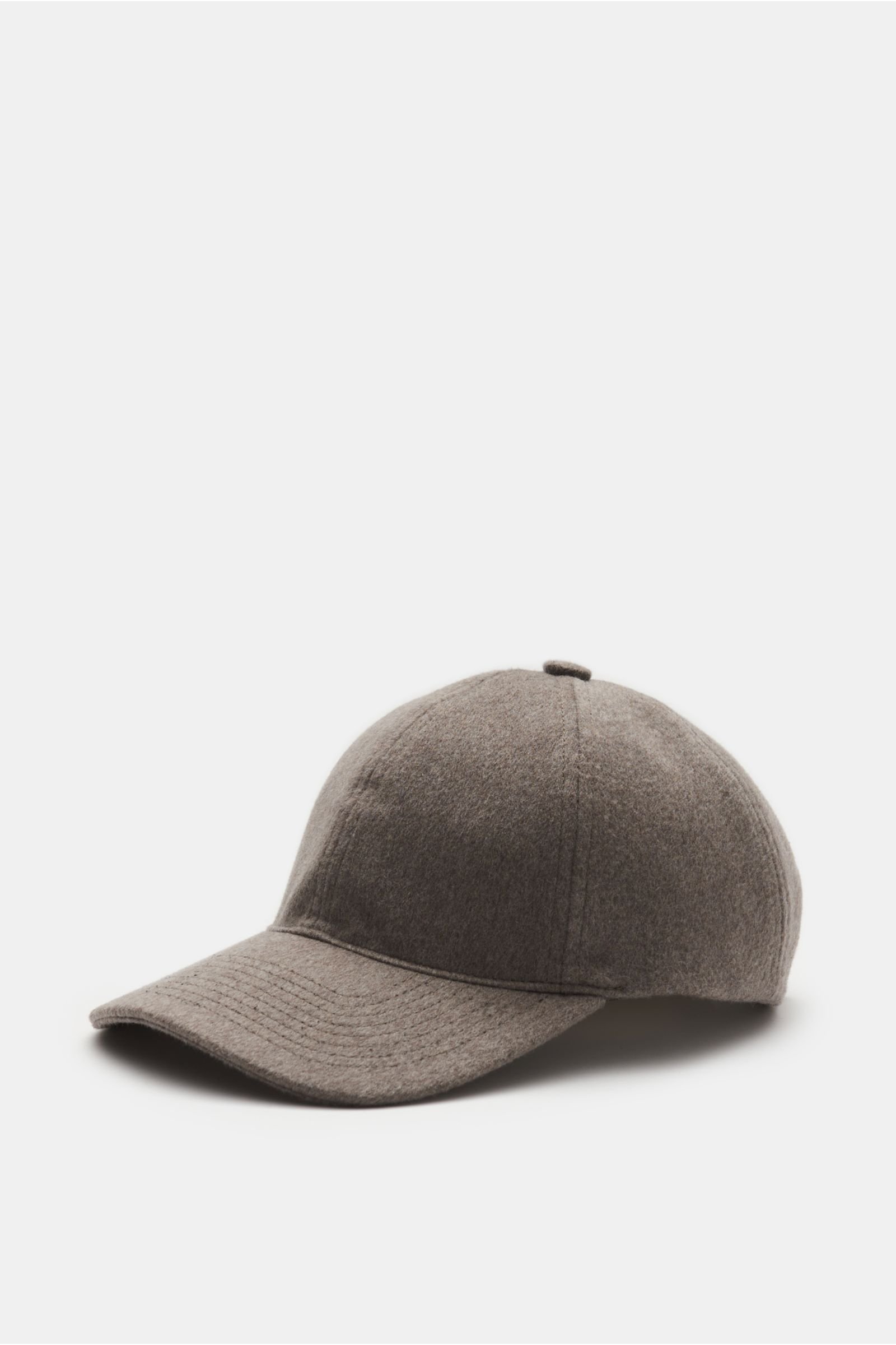VARSITY HEADWEAR cashmere baseball cap grey | BRAUN Hamburg