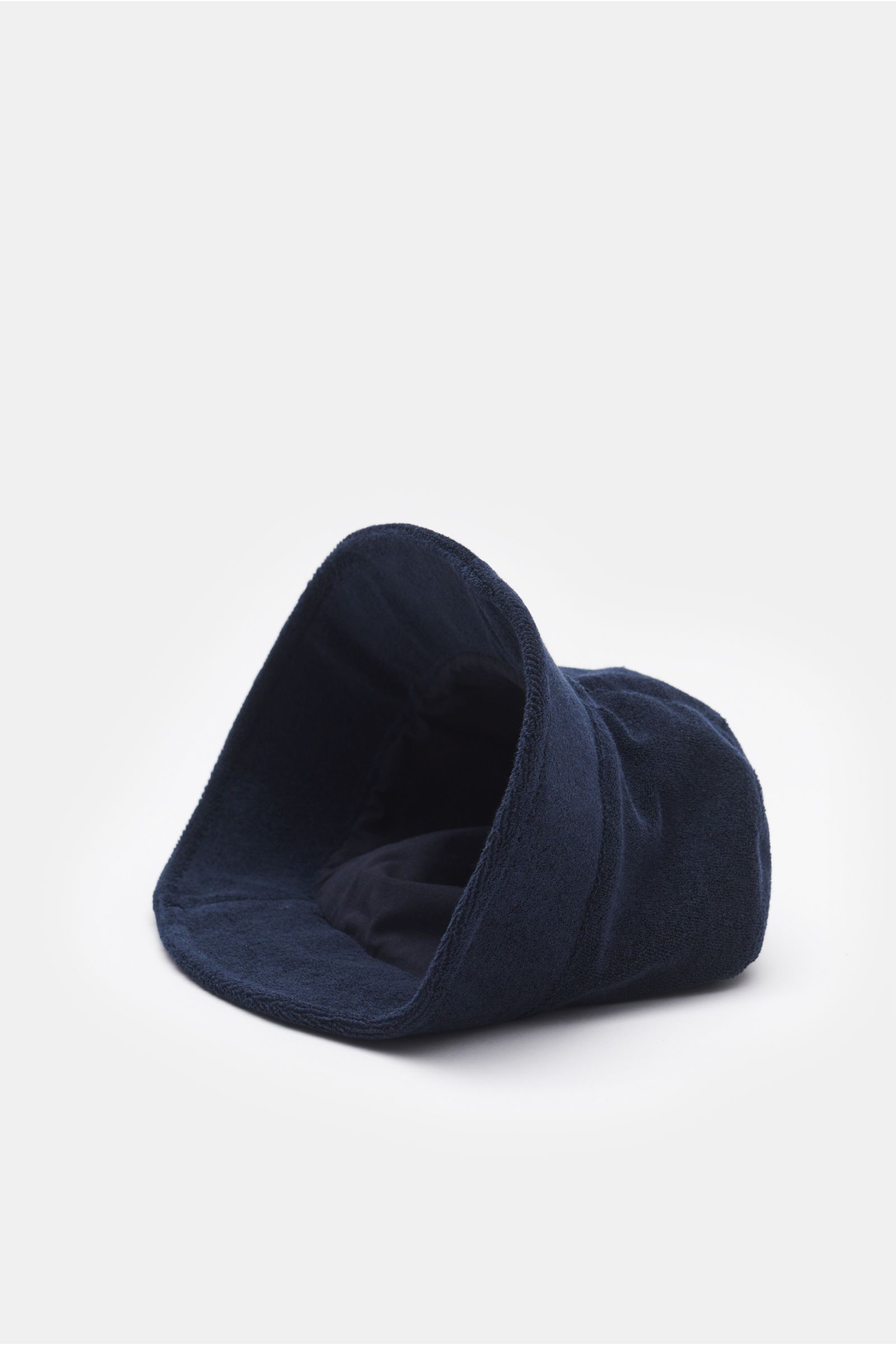 04651/ A trip in a bag Frottee Bucket Hat 'Terry Hat' navy