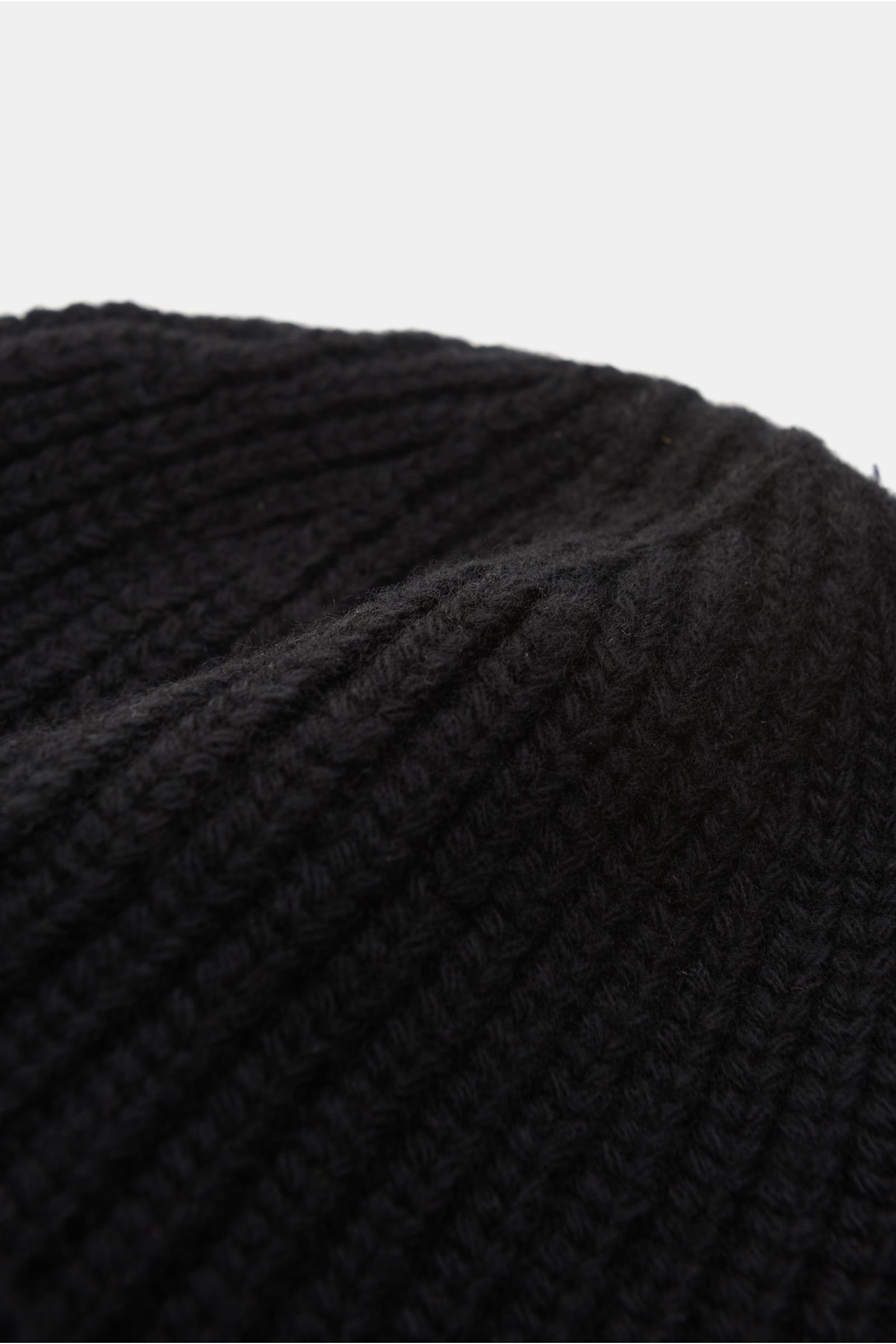 STONE ISLAND wool beanie black | BRAUN Hamburg