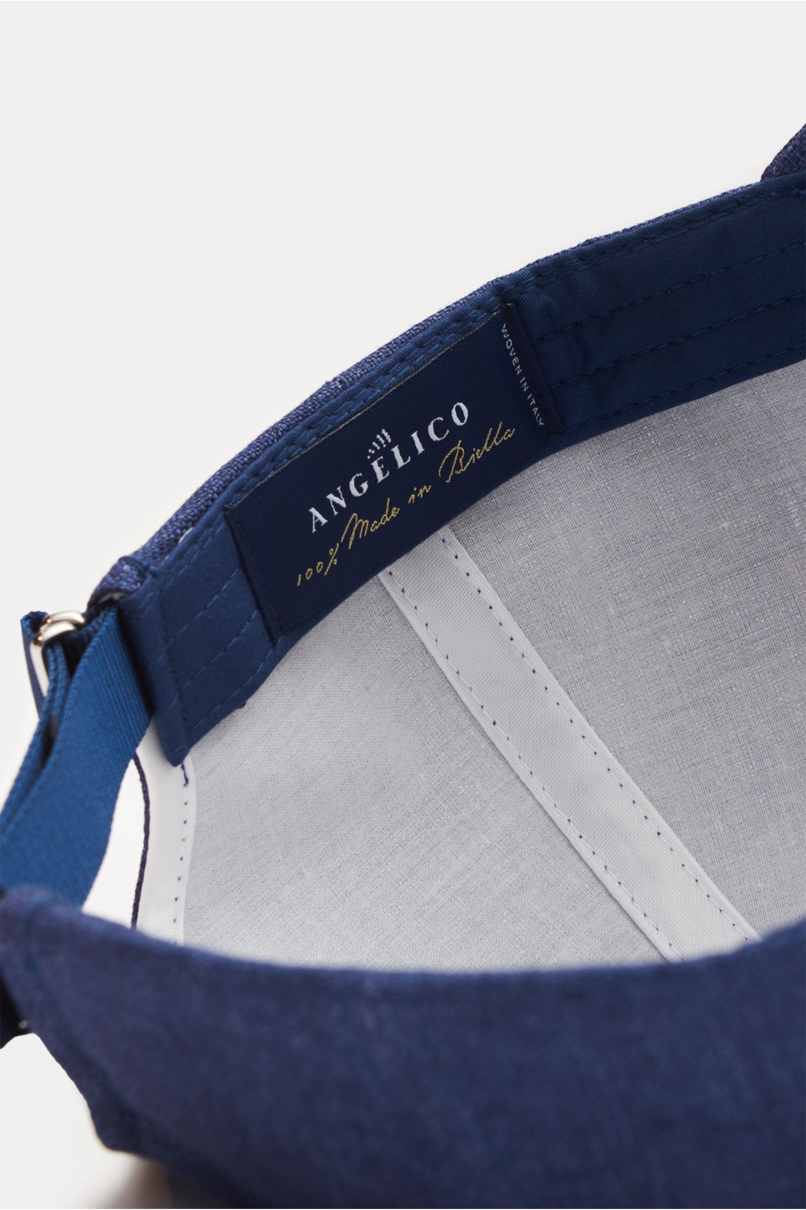 Varsity Headwear Leinen Baseball-Cap dunkelblau meliert