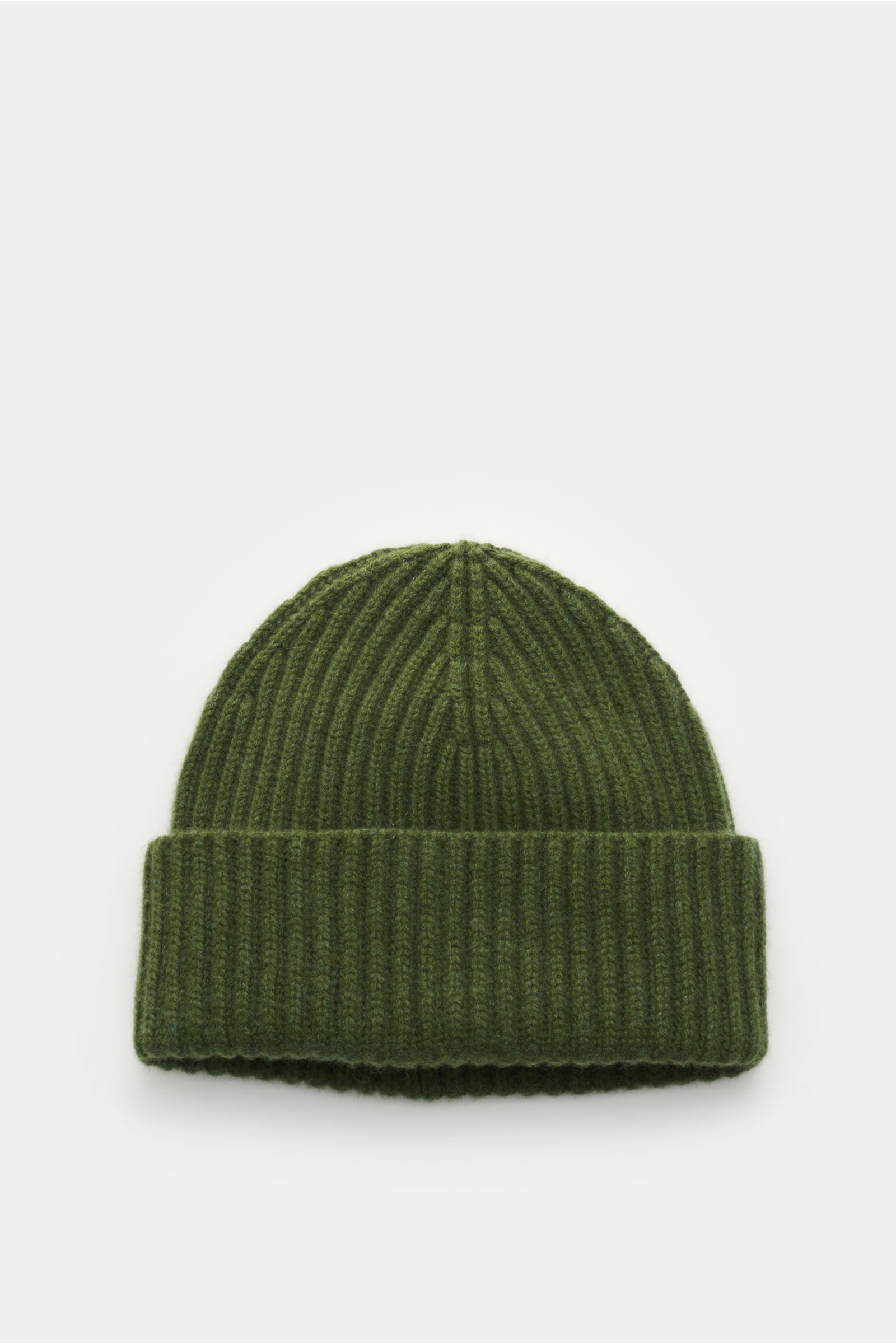 Moorer Cashmere beanie 'Davis-CWS' green