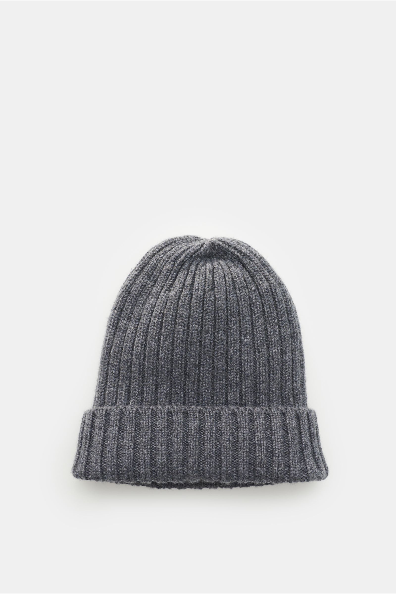 Fedeli Cashmere Mütze 'Bruno' dunkelgrau