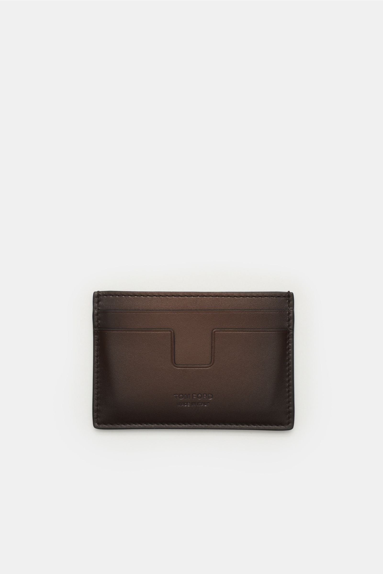 Credit card holder dark brown