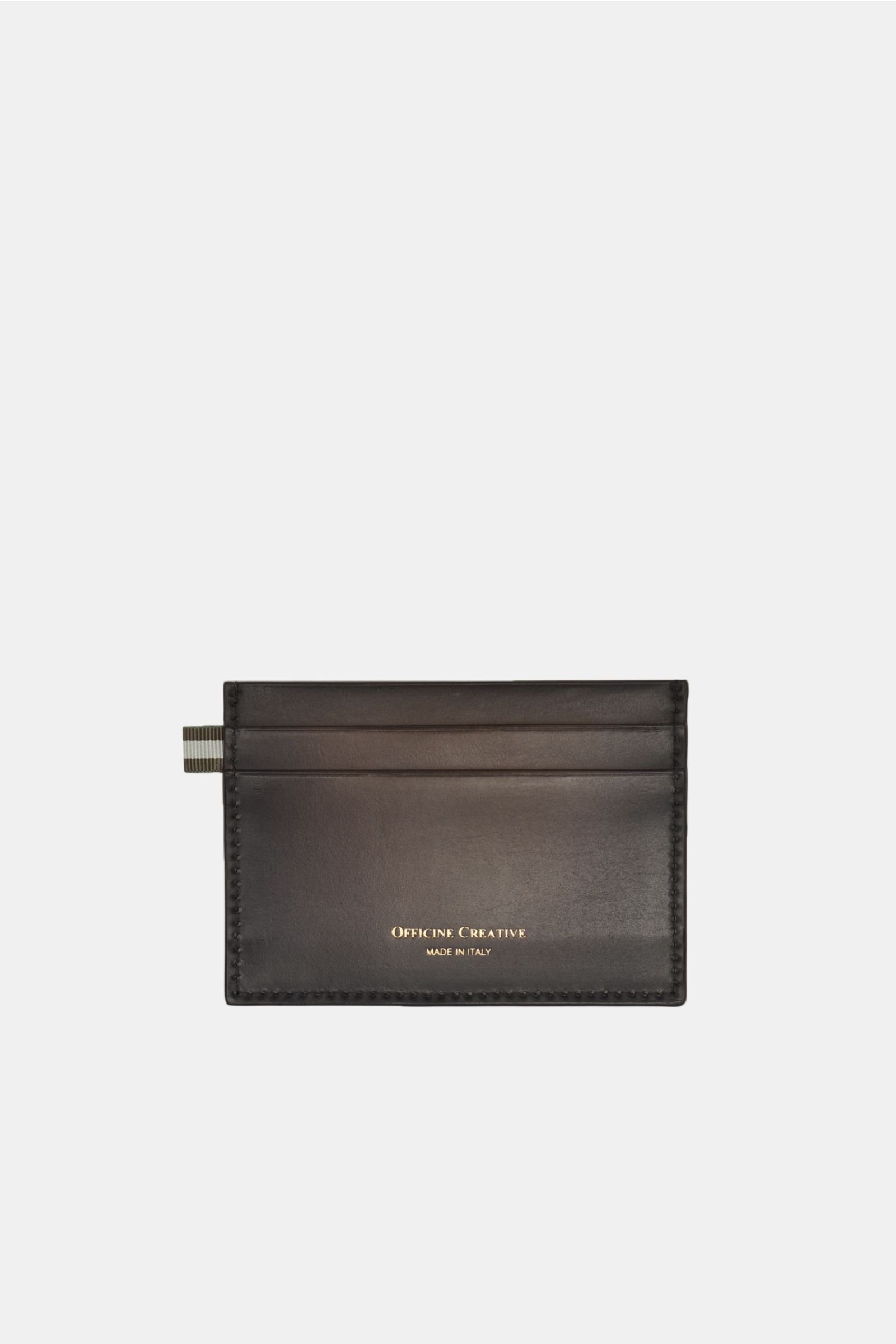 Credit card holder grey-brown