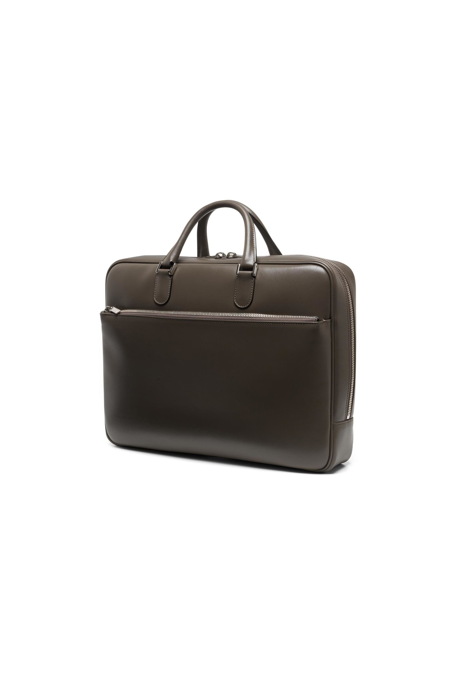 Briefcase grey-brown