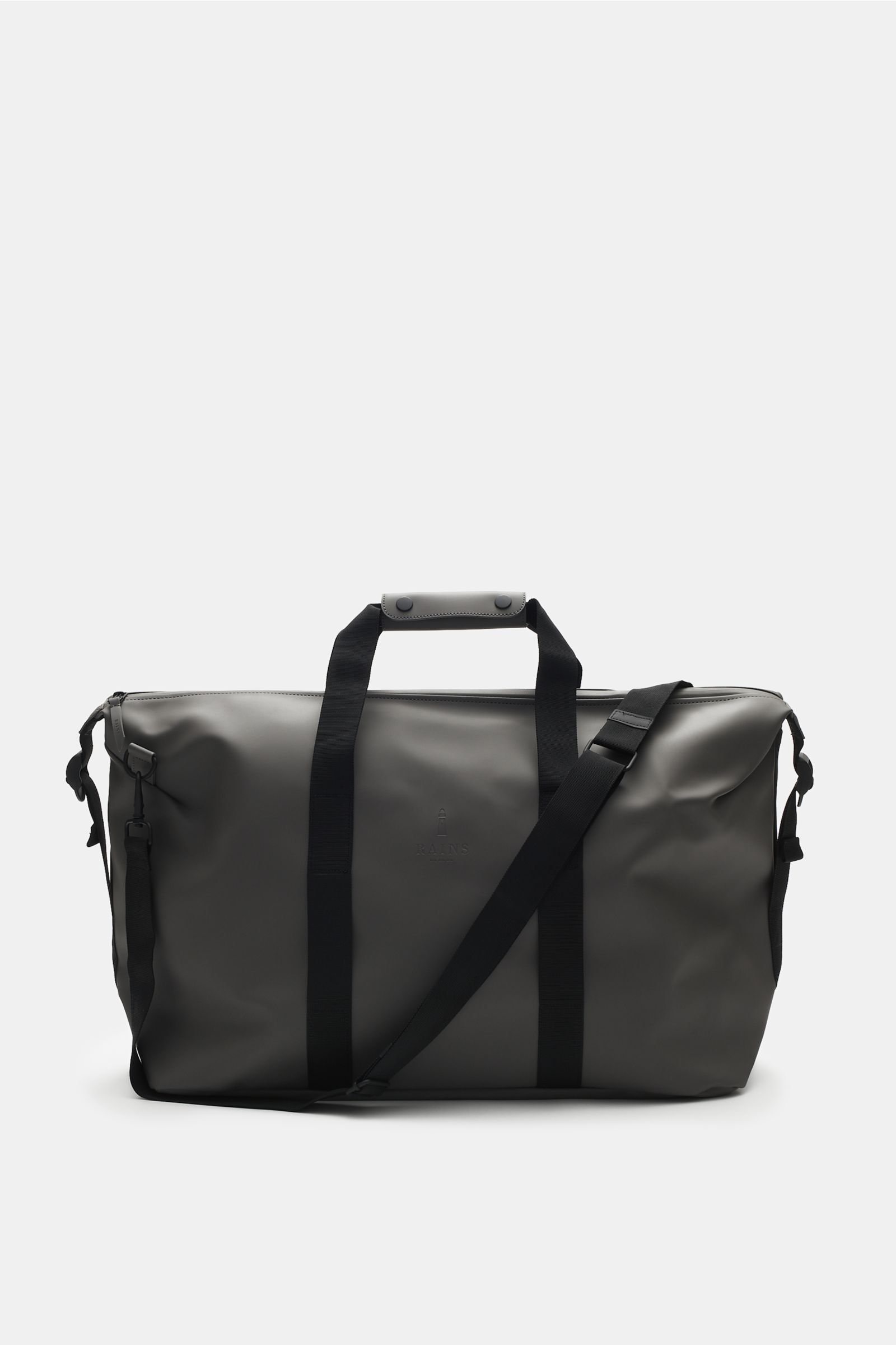 RAINS travel bag 'Weekend Bag' dark grey | BRAUN Hamburg